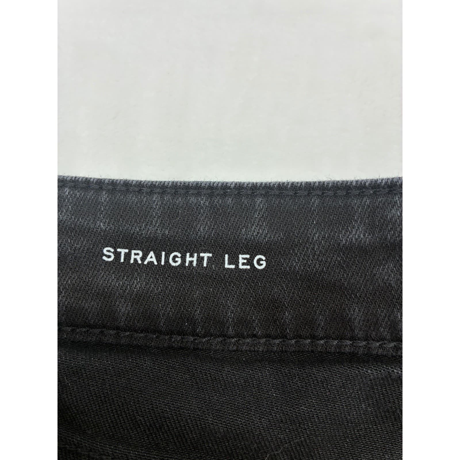 St John's Bay Straight Leg Mens 14PS Jeans Black Classic Denim Pants - Thumbnail 3