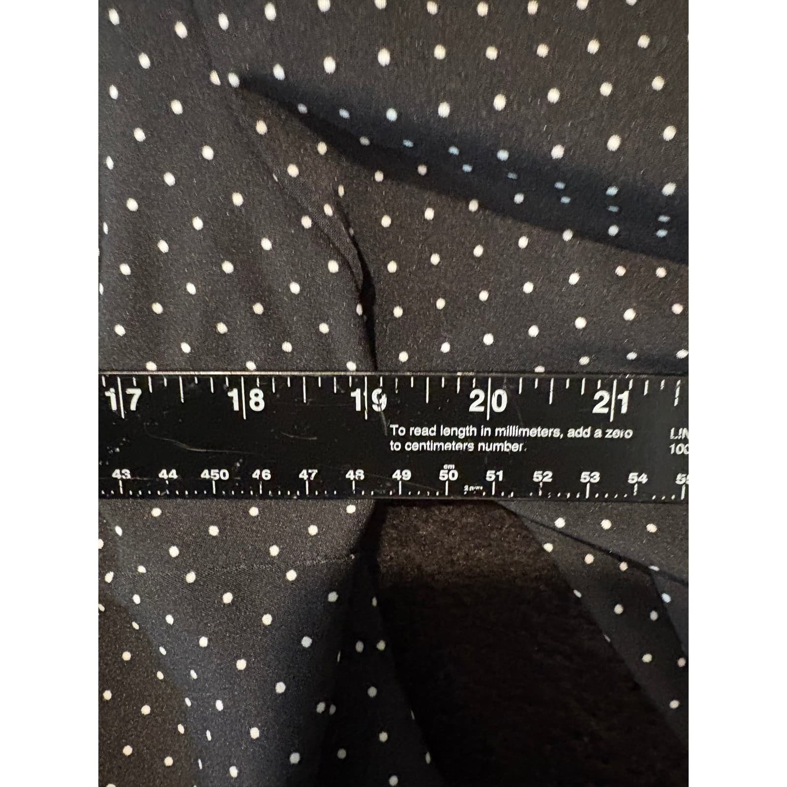 Julian Taylor New York Polka Dot Bolero Jacket Ruffle Neckline Size 14W - Thumbnail 4