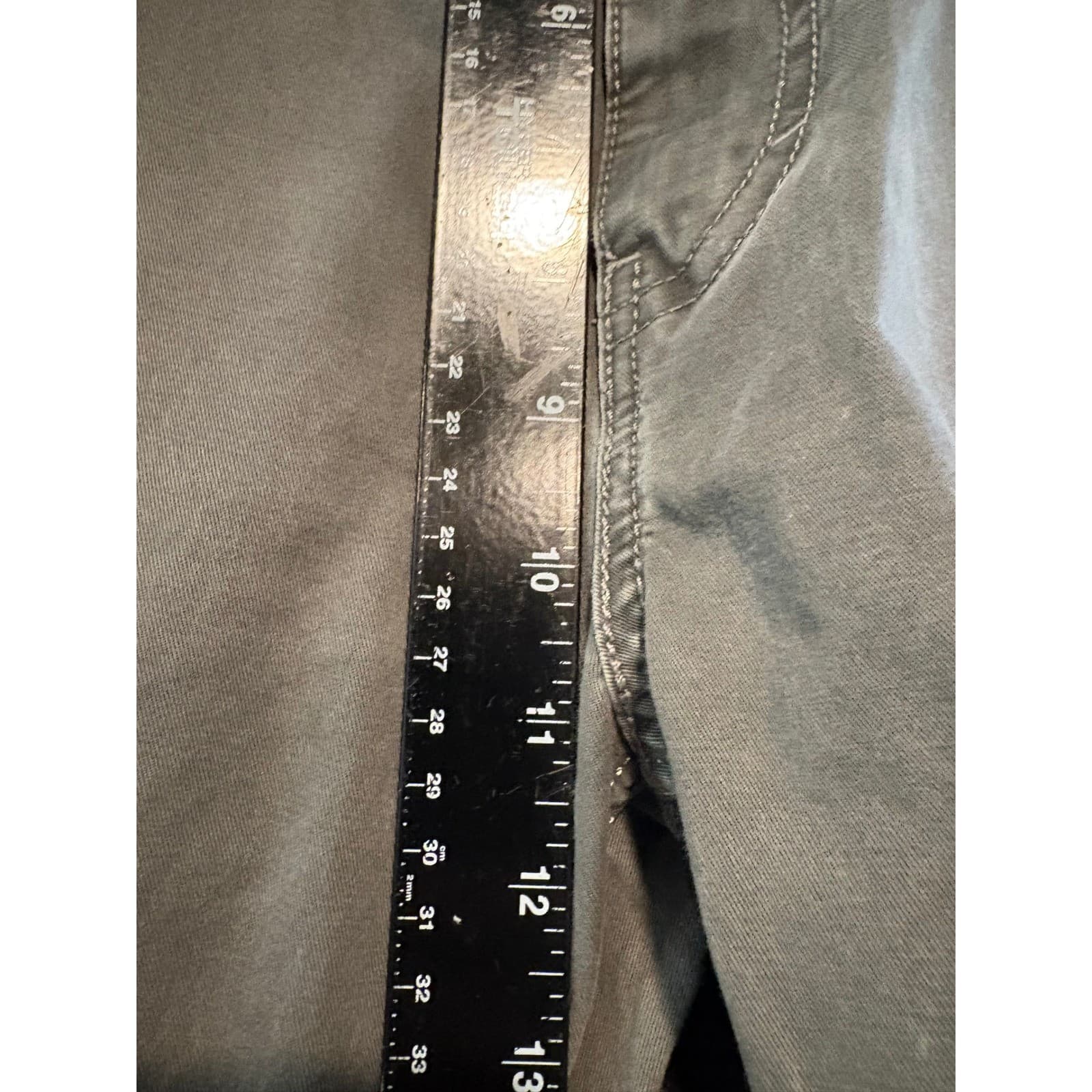 Dockers Classic Fit Flat Front W34 L34 Gray Cotton Casual Pants Men's - Thumbnail 7