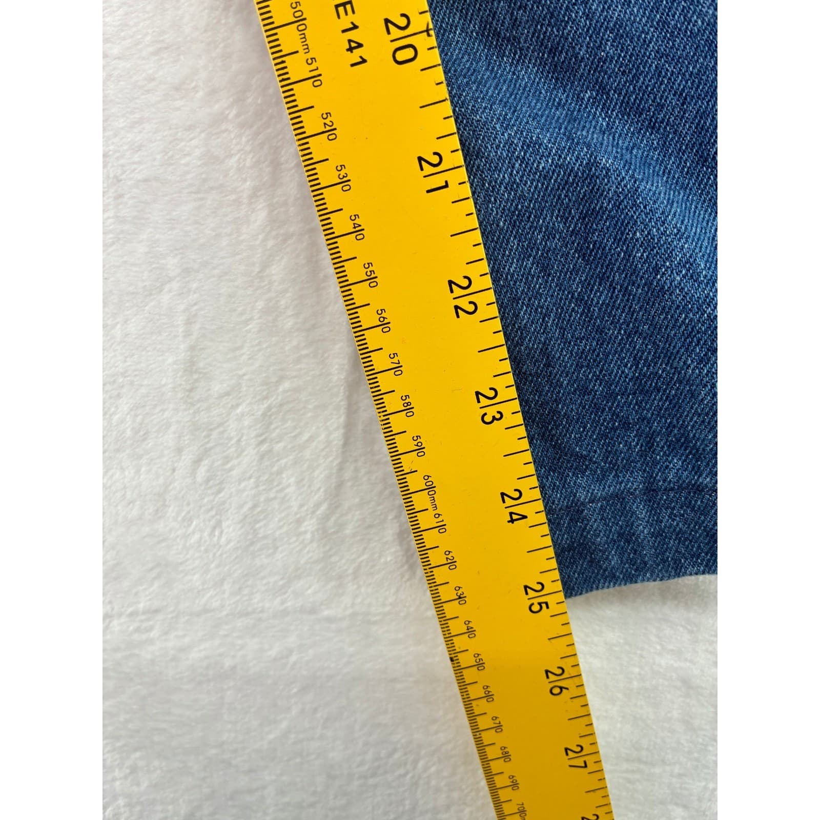 Canyon Ridge Capri Womens 3X Blue Denim Elastic Waist Cropped Pants Cotton - Thumbnail 6
