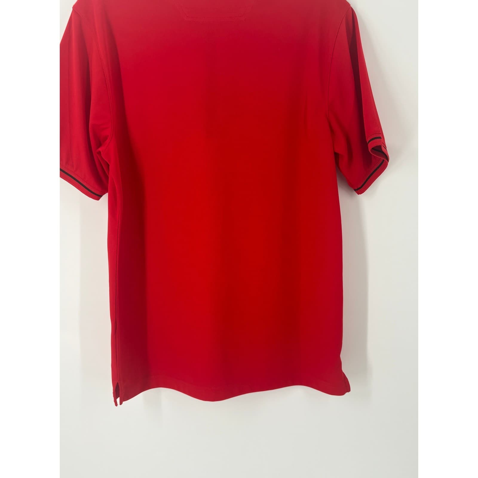 CBUK Cutter & Buck Performance Polo Shirt 1/4 Zip Red Small - Thumbnail 3