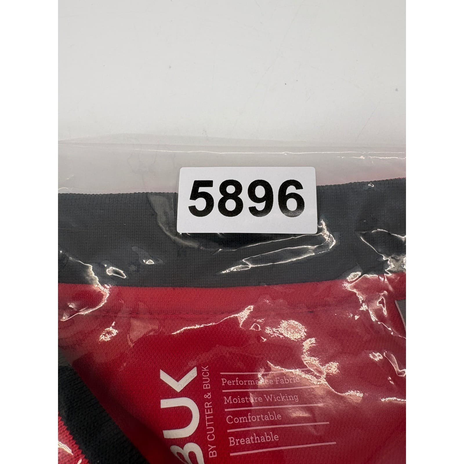 CBUK Cutter & Buck Performance Polo Shirt 1/4 Zip Red Small - Thumbnail 8
