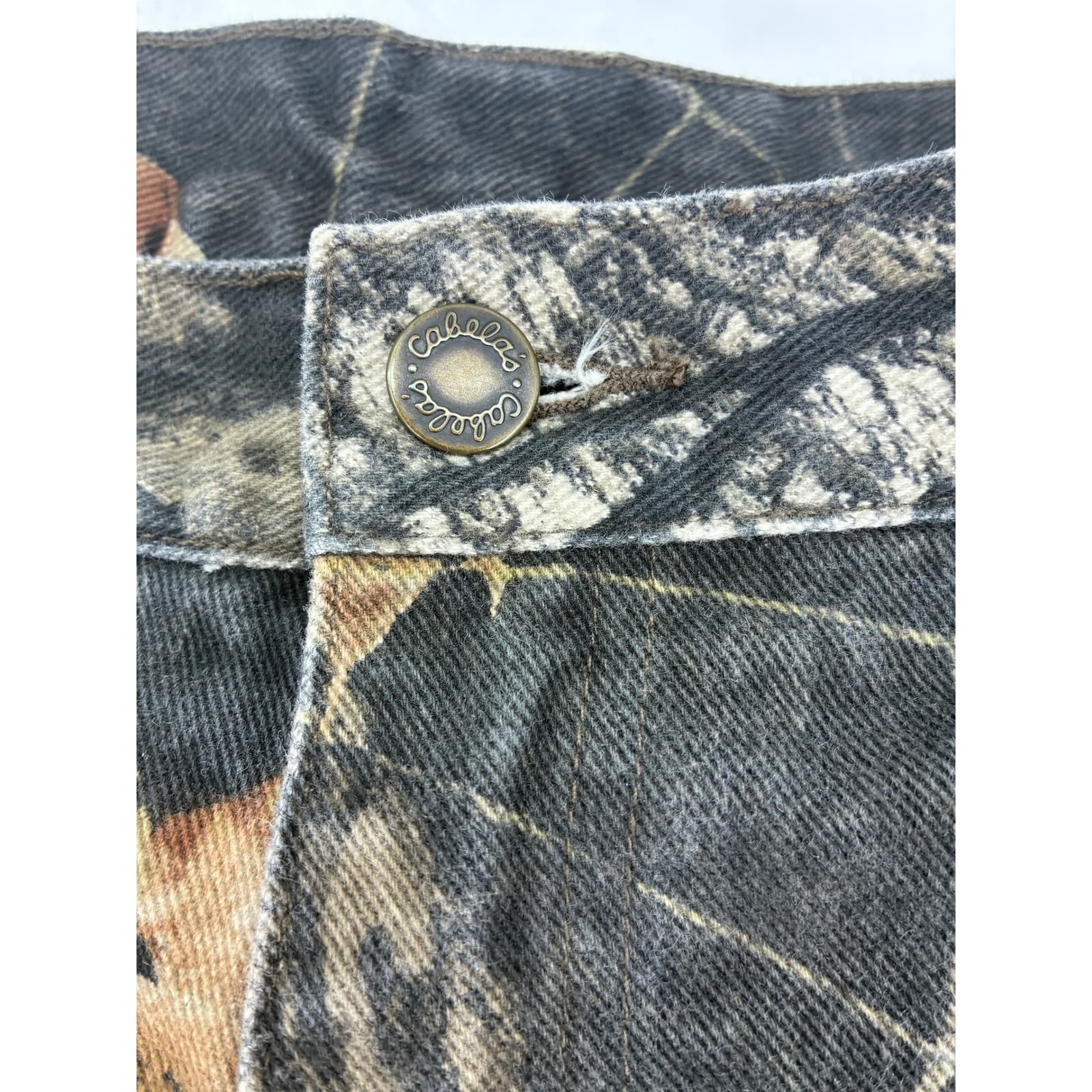 Cabelas Hunting Pants Mens 38 REG RealTree Camo Outdoor Workwear Brown - Thumbnail 2