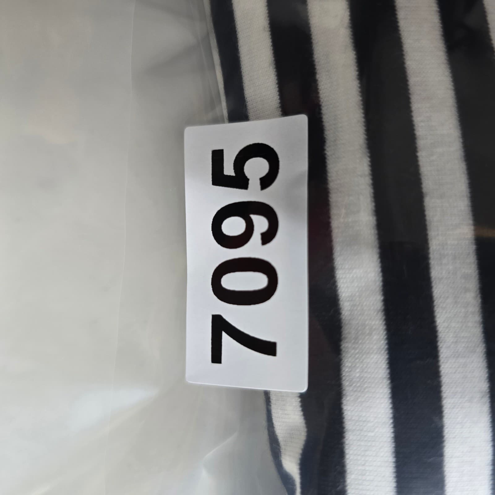 Jones New York Shirt Womens M Top Black White Striped Boat Neck 3/4 Sleeve NWT - Thumbnail 10
