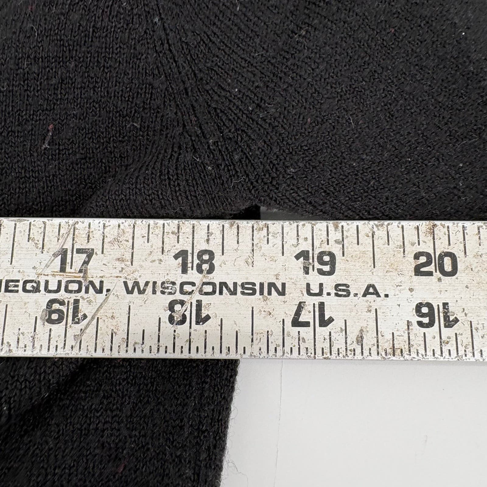 Carolyn Taylor Black Short Sleeve Crew Neck Sweater M/M Acrylic - Thumbnail 3