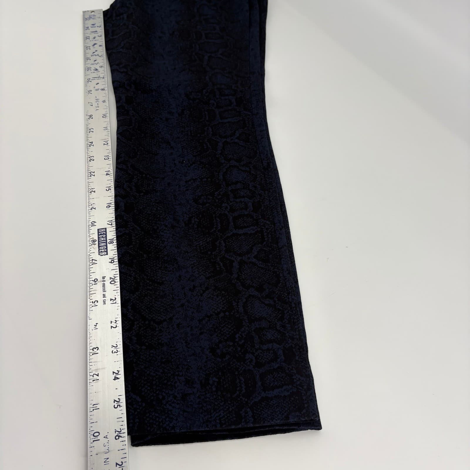 Susan Graver Petite Snakeskin Print Pull On Pants with Zipper Ankle Detail - Thumbnail 8