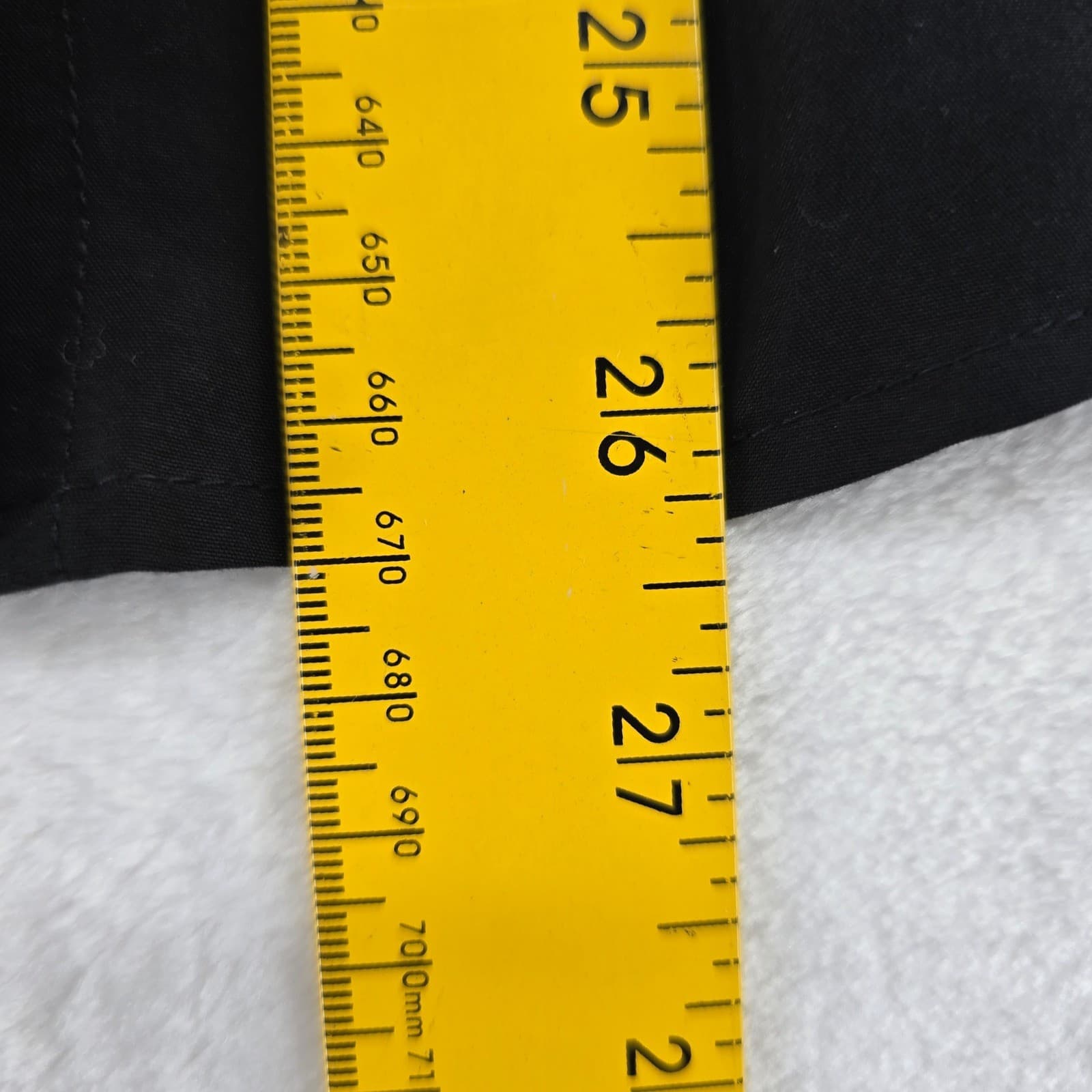 Old Navy Button Down Womens XL Petite Shirt Black Long Sleeve Utility Pocket - Thumbnail 5