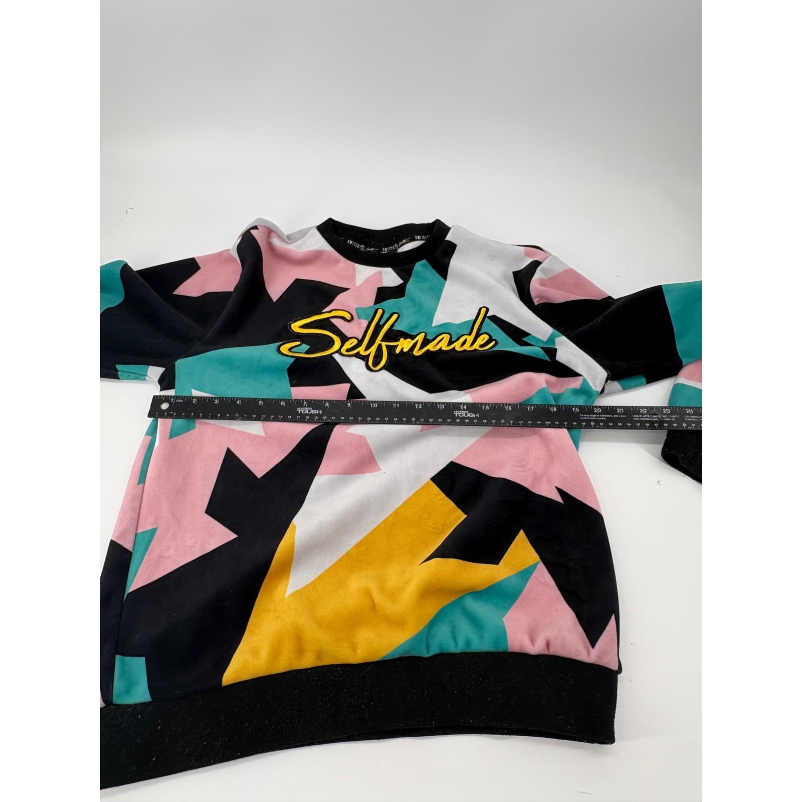 Switch Remarkable Selfmade Sweatshirt Geometric Abstract M Multicolor Mens - Thumbnail 3
