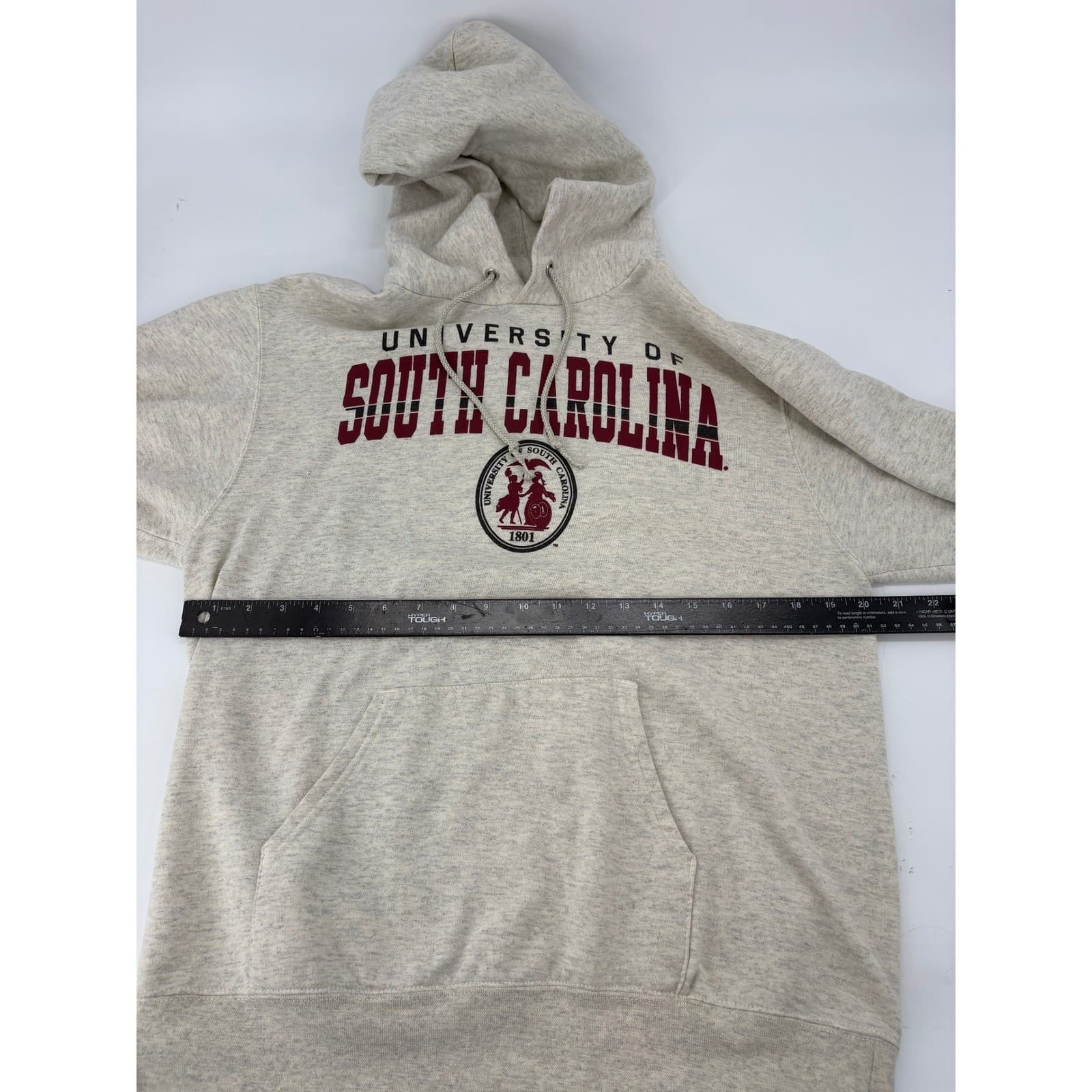 Champion Hoodie Mens Medium University of South Carolina Gray Pullover 6084 - Thumbnail 3