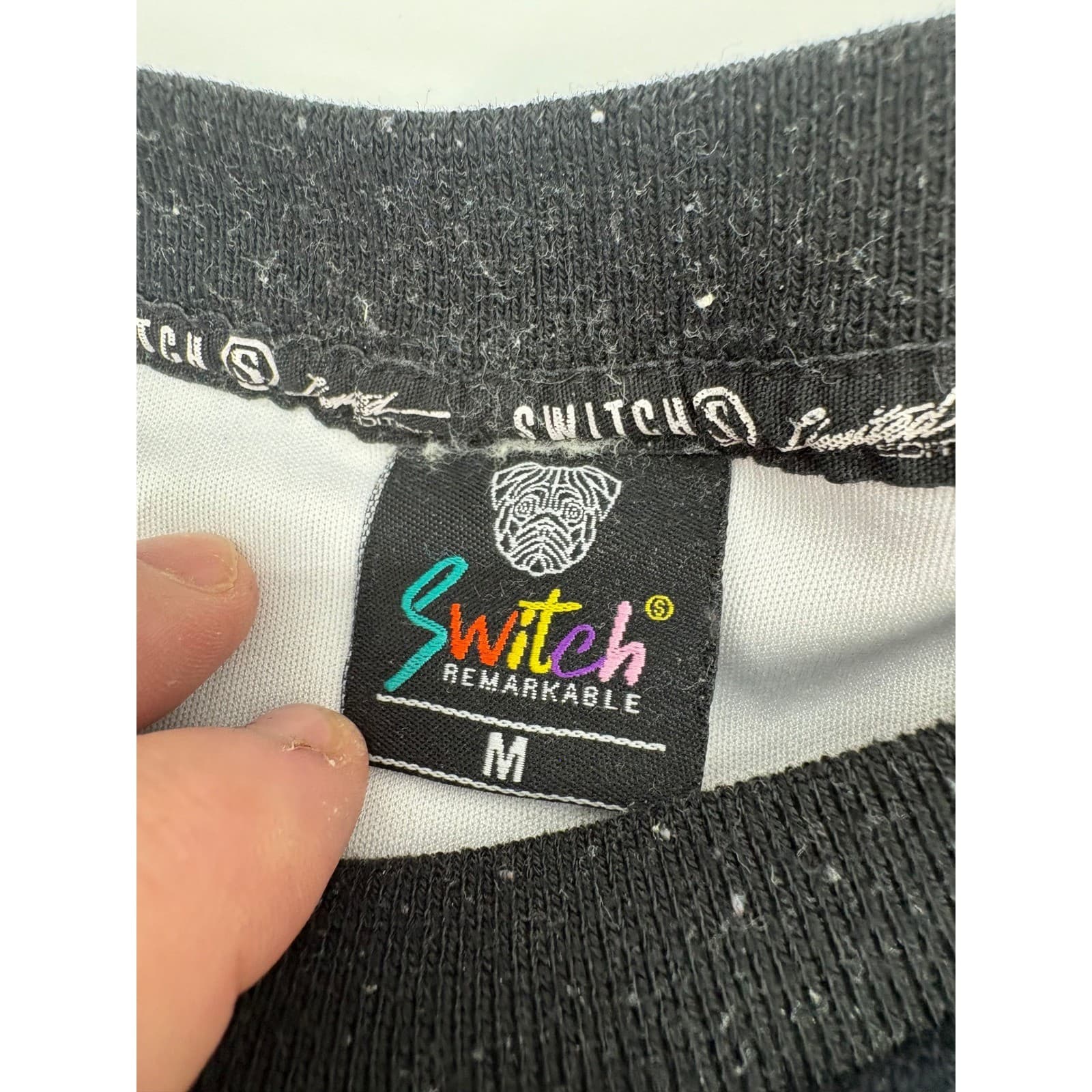 Switch Remarkable Selfmade Sweatshirt Geometric Abstract M Multicolor Mens - Thumbnail 2