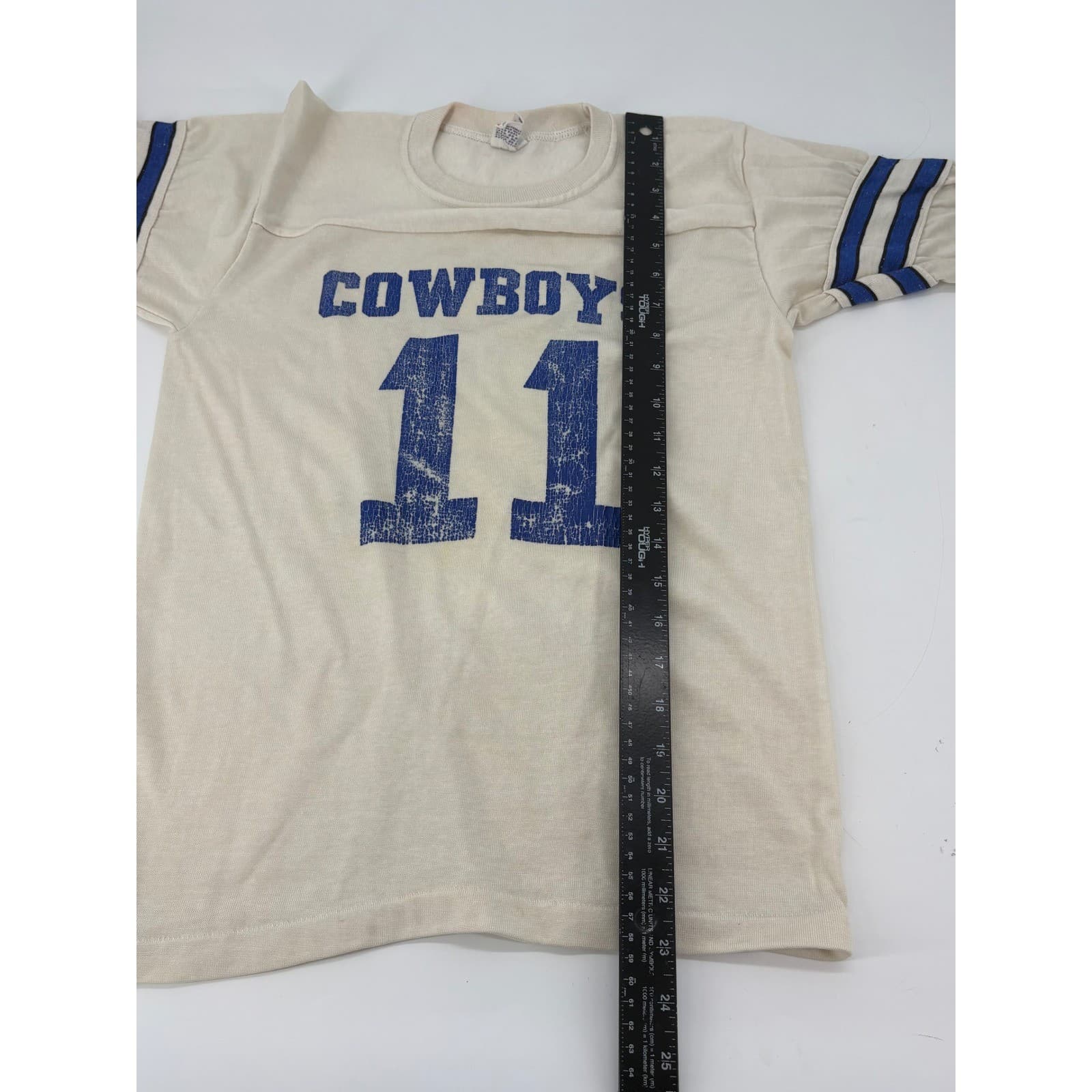 Rawlings Dallas Cowboys Jersey 11 Danny White Youth L 14-16 Cream Mens Vintage - Thumbnail 4