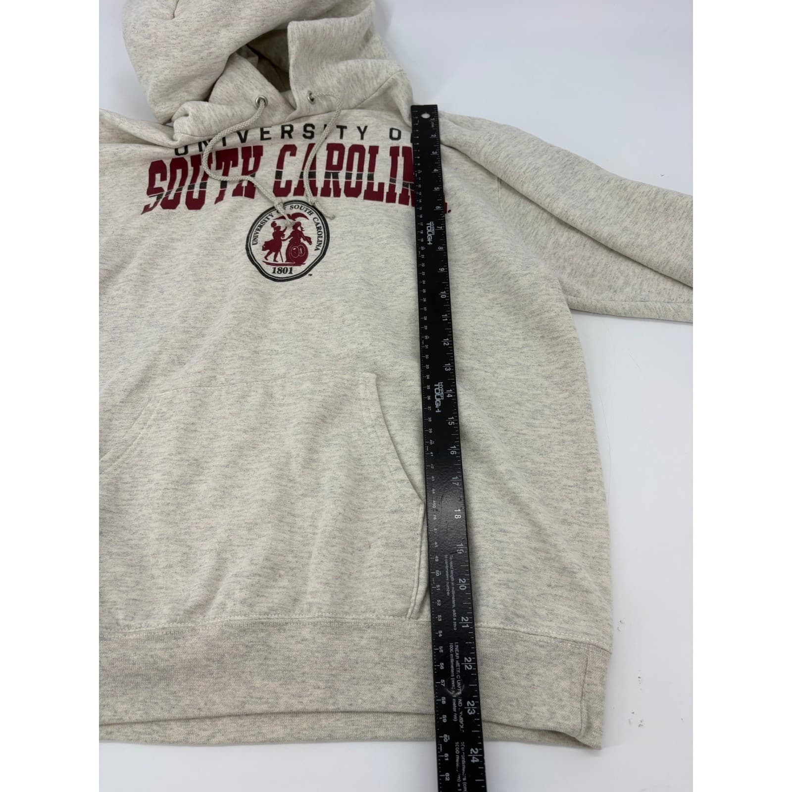 Champion Hoodie Mens Medium University of South Carolina Gray Pullover 6084 - Thumbnail 4