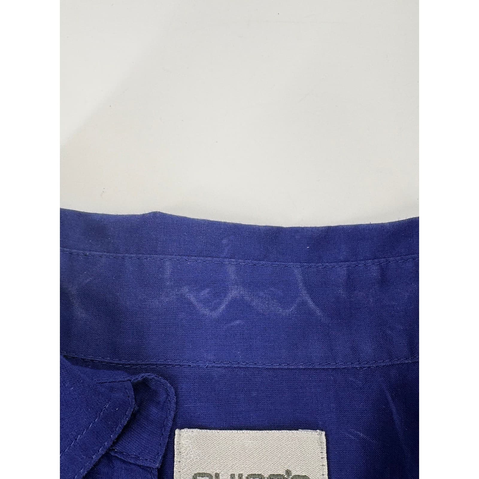 Chico's Cotton Button Down Shirt Utility Pockets Roll Tab Size 0 Blue Womens - Thumbnail 4