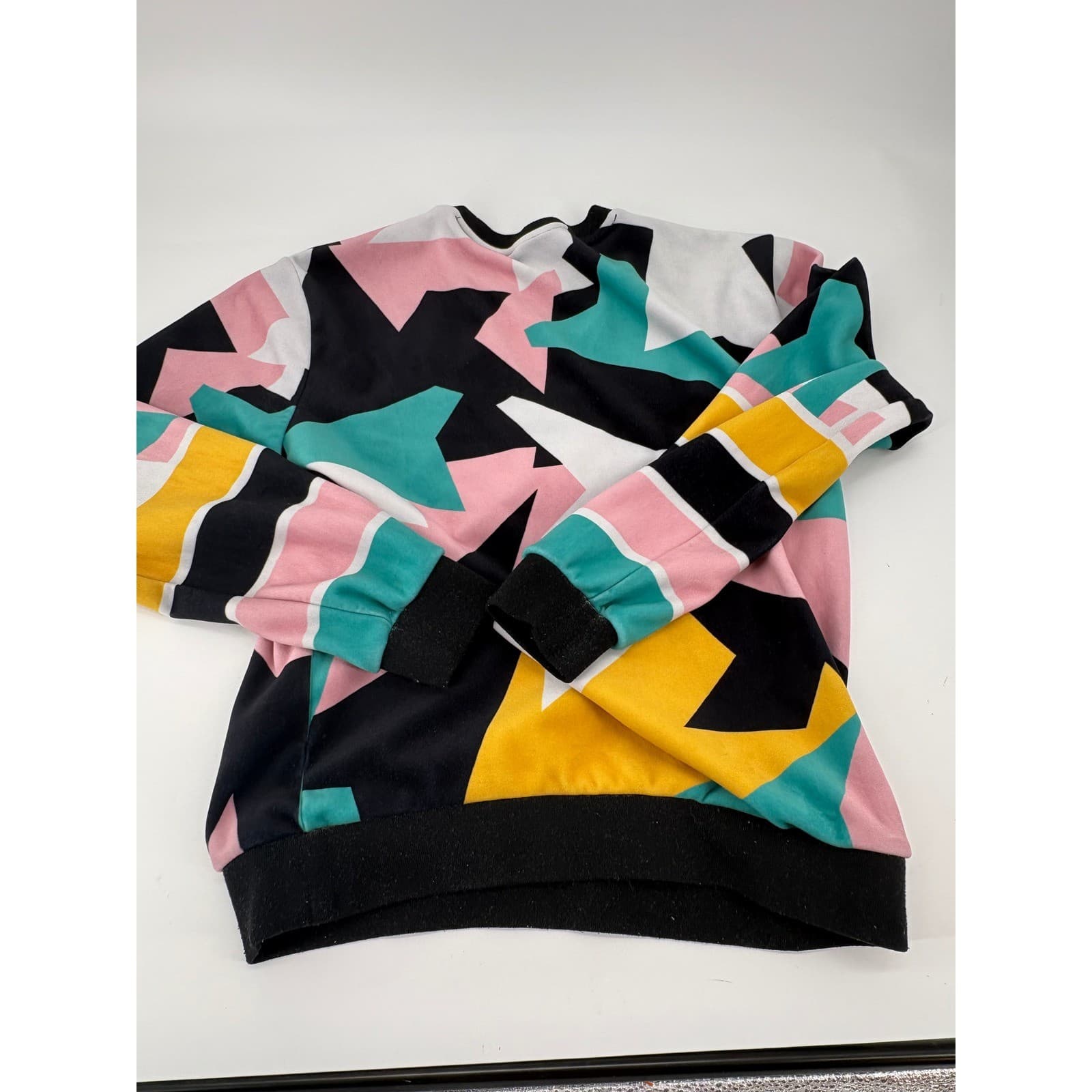 Switch Remarkable Selfmade Sweatshirt Geometric Abstract M Multicolor Mens - Thumbnail 6