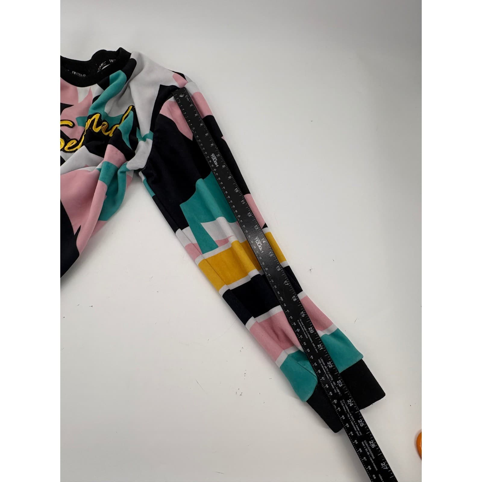 Switch Remarkable Selfmade Sweatshirt Geometric Abstract M Multicolor Mens - Thumbnail 5