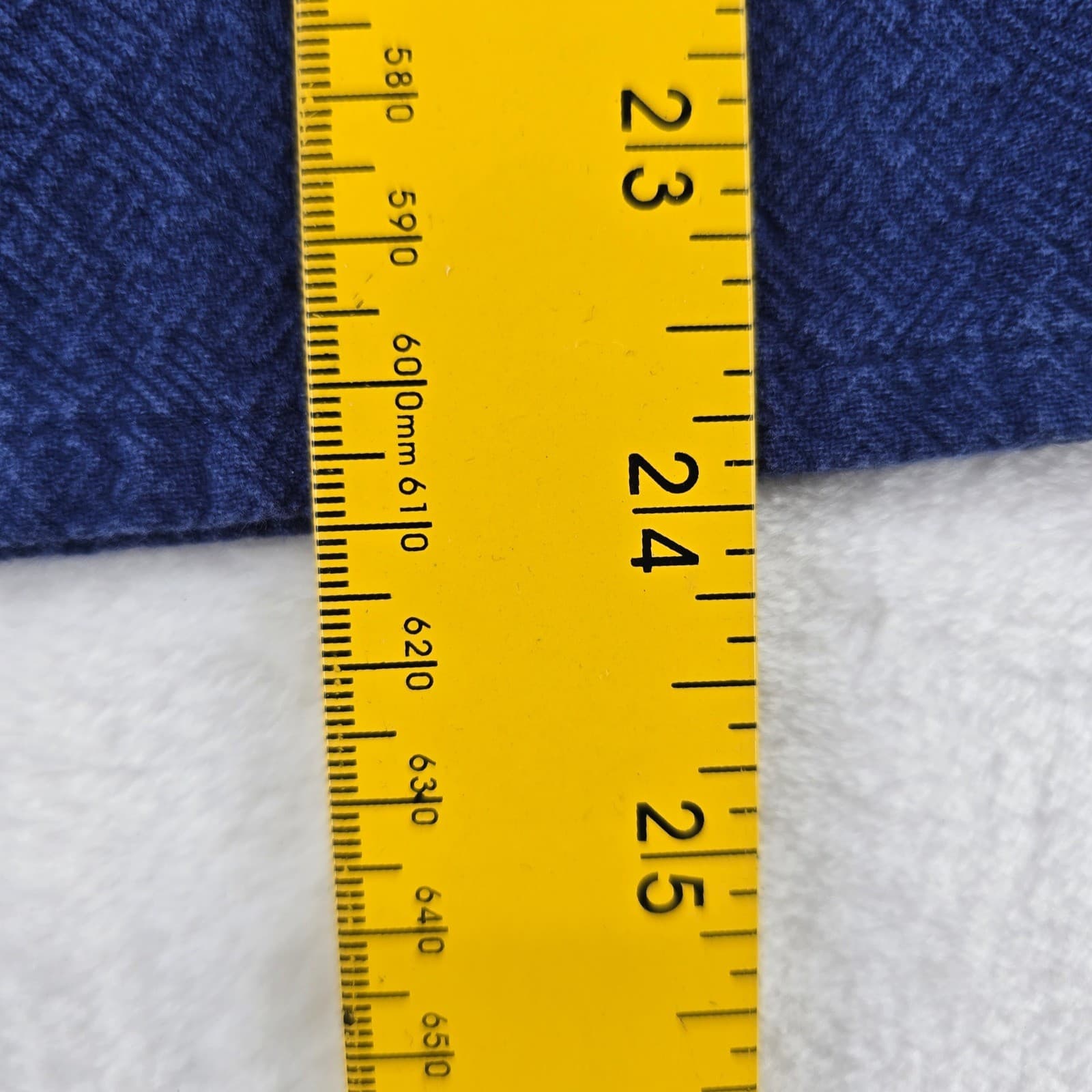 Appleseed's Petites Shirt Womens PXL Button Front Blue 100% Cotton Short Sleeve - Thumbnail 6