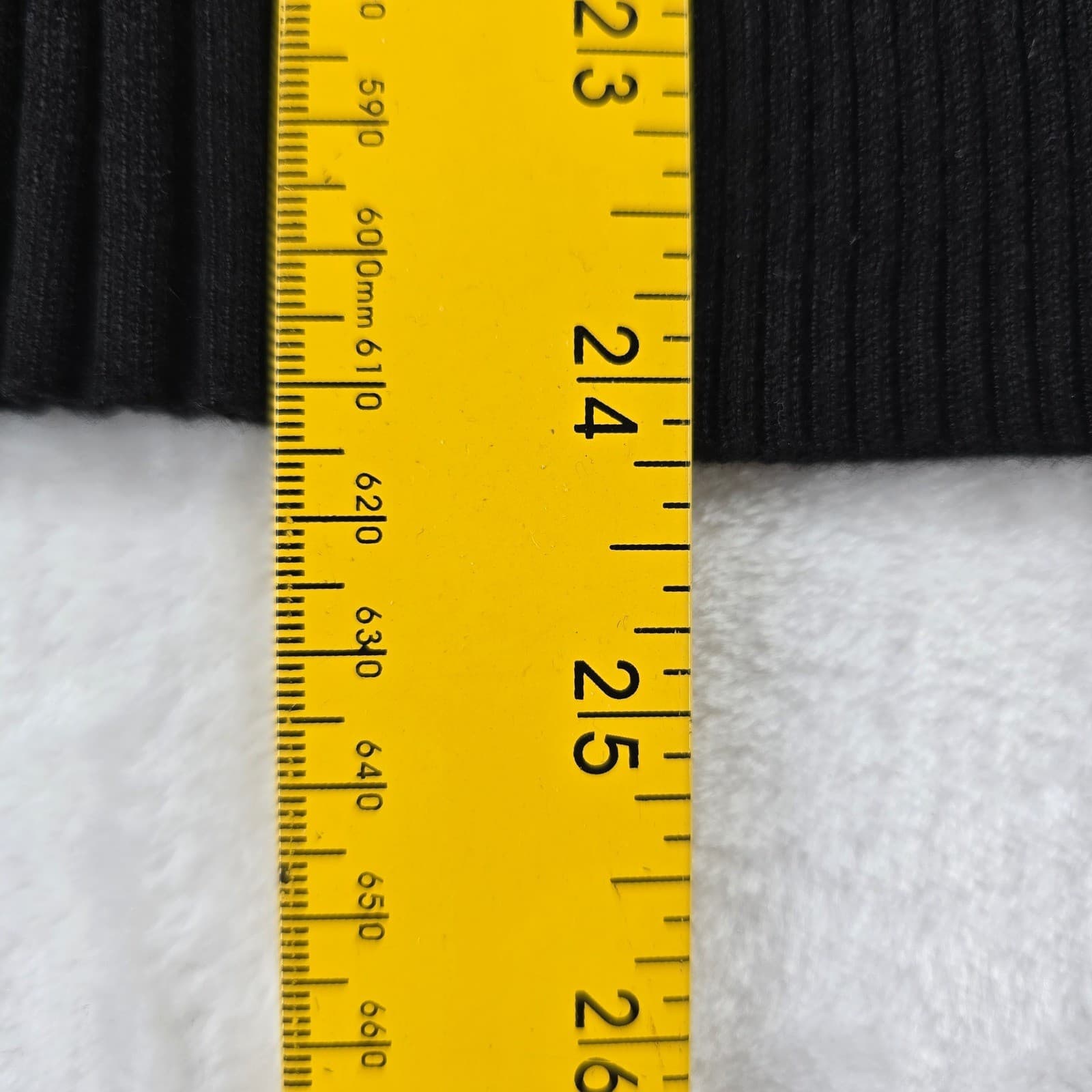 Carolyn Taylor Sweater Womens M Turtleneck Black Ribbed Knit Rayon Blen Long Slv - Thumbnail 6
