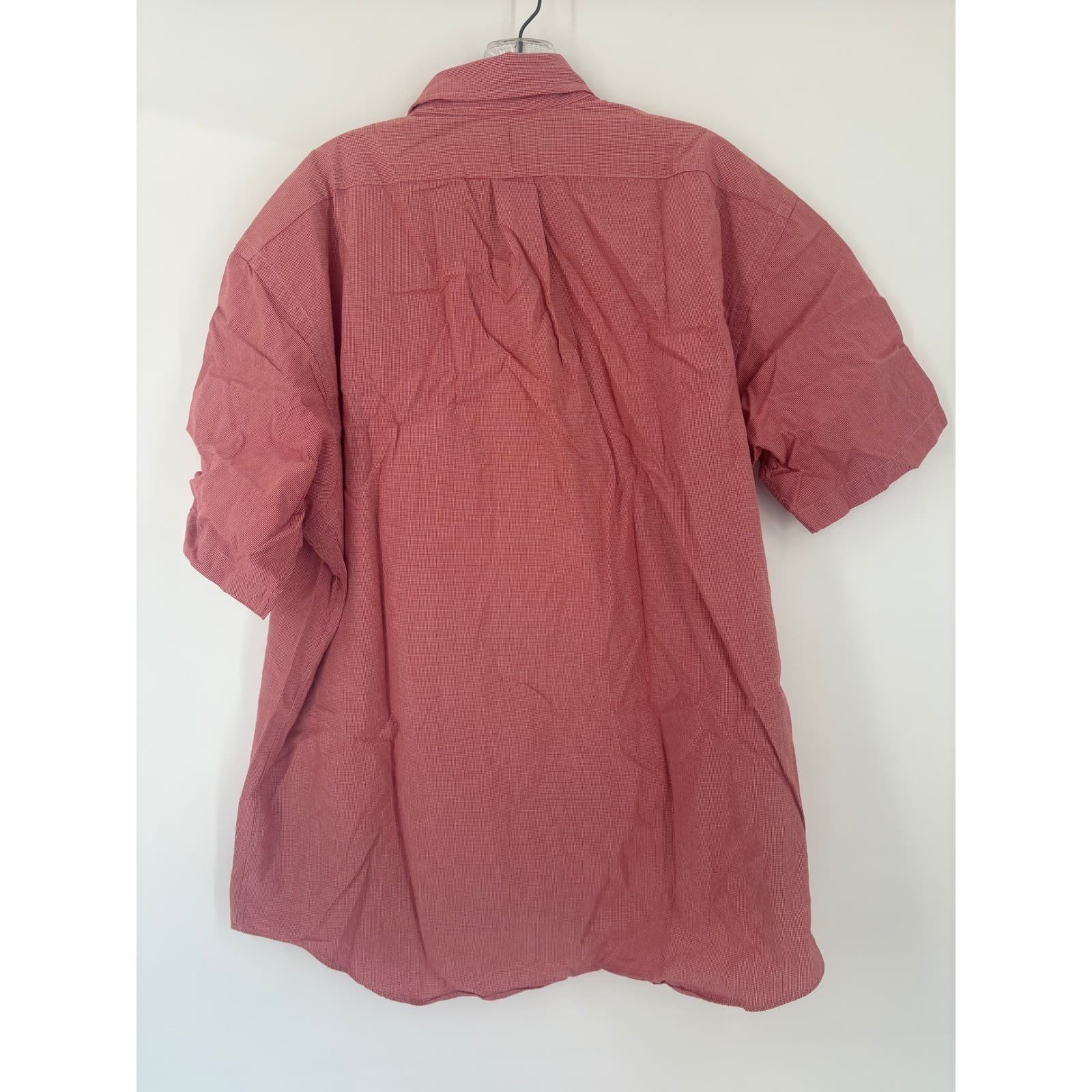 Ralph Lauren Golf Red Gingham Button Down Shirt Men's L Arnold Palmer Bay Hill - Thumbnail 2