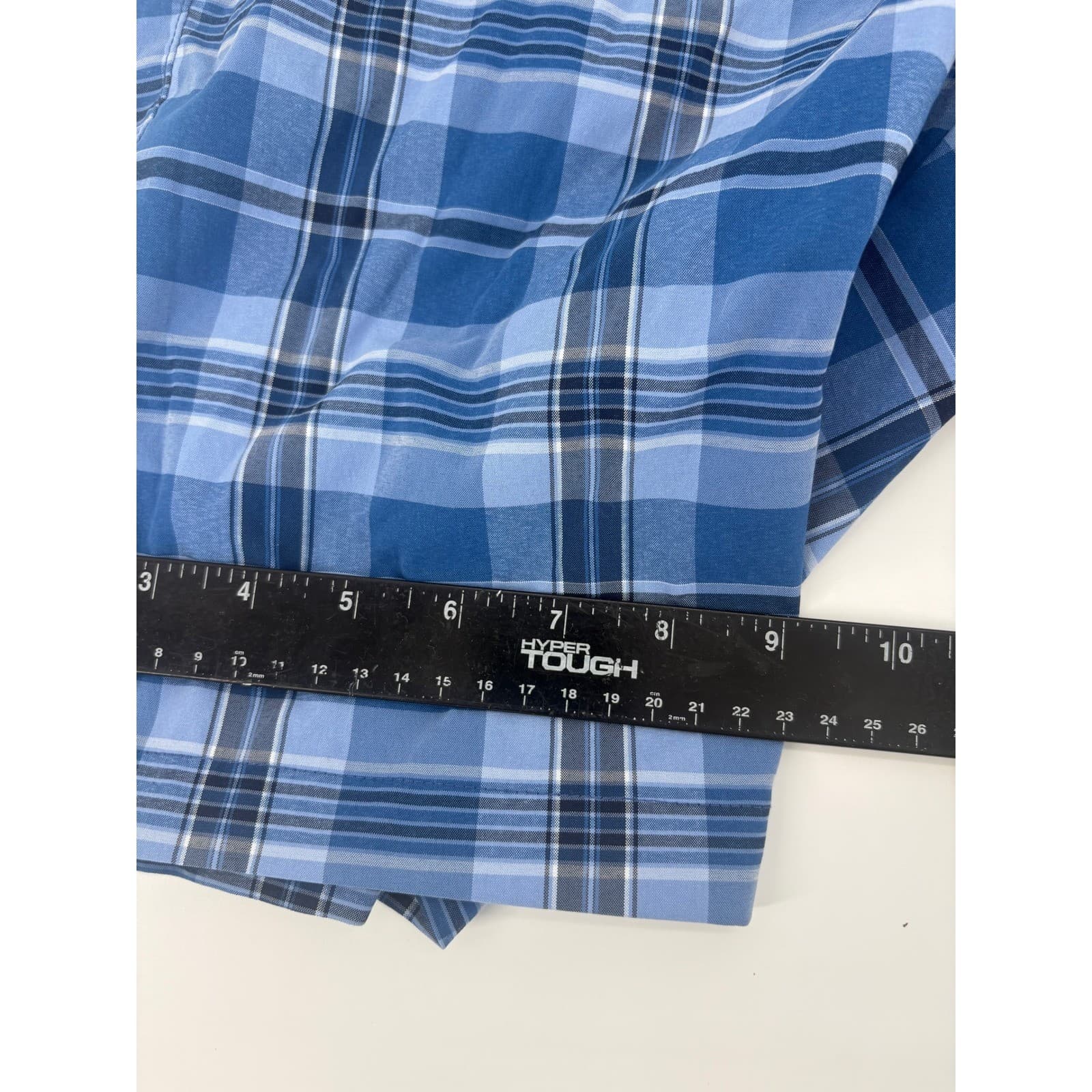Jack Nicklaus Men's Plaid Golf Shorts Blue Classic Fit Size Tag 5506 - Thumbnail 6