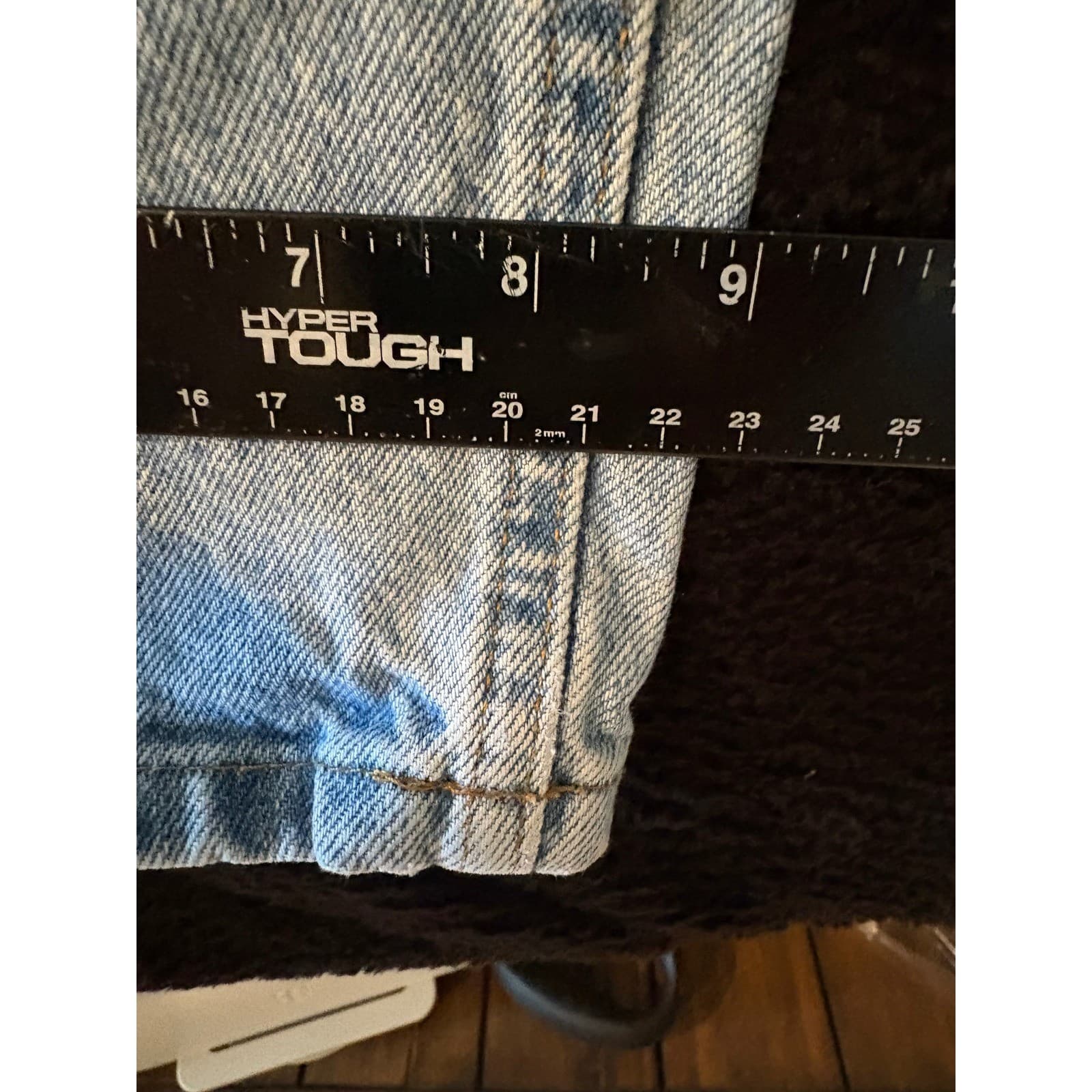 Carhartt Traditional Fit Light Wash Denim Jeans Men's 44x32 Workwear 42X31 - Thumbnail 5
