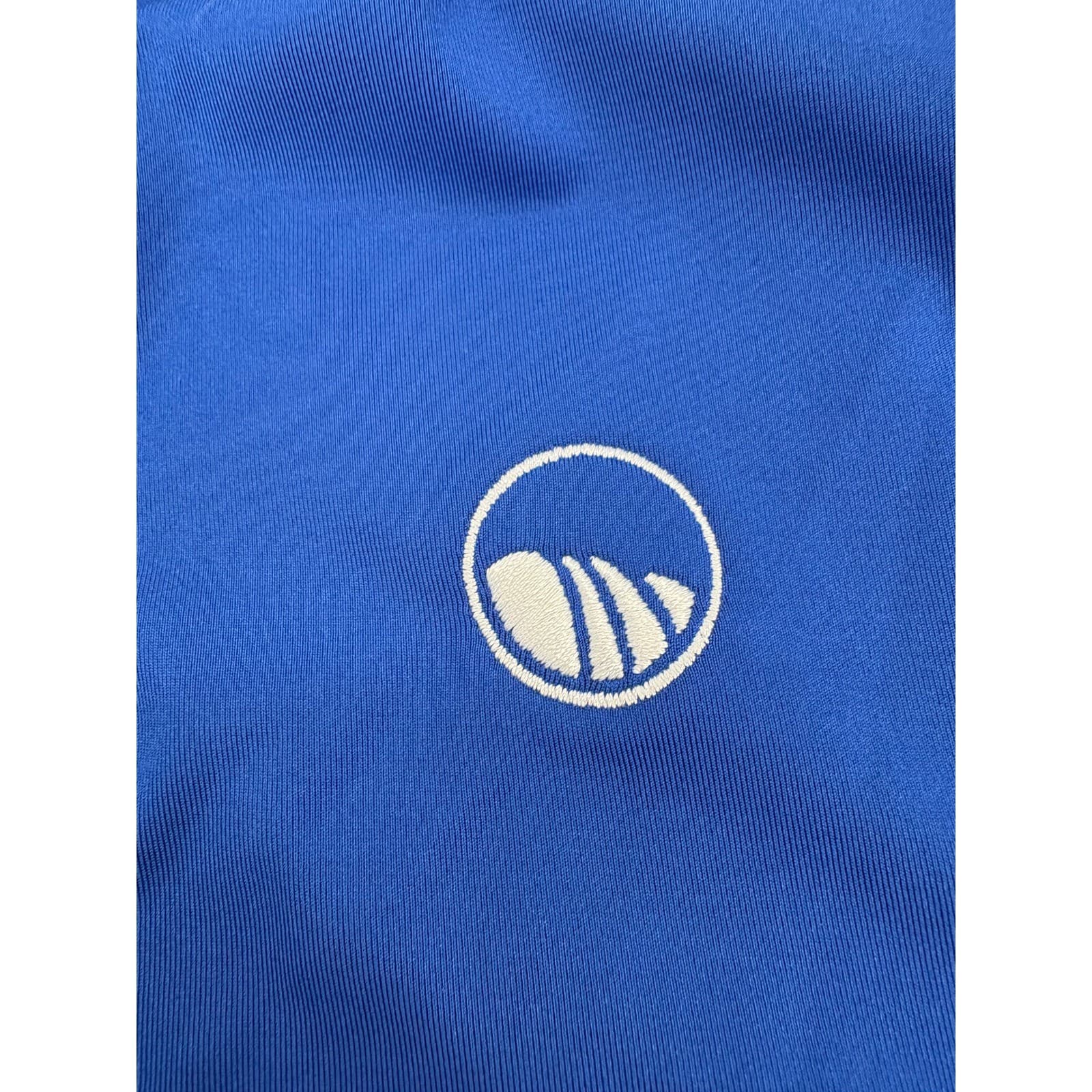 FootJoy Golf Polo Mens Medium Shirt Blue Striped Collar Performance ProDry - Thumbnail 3