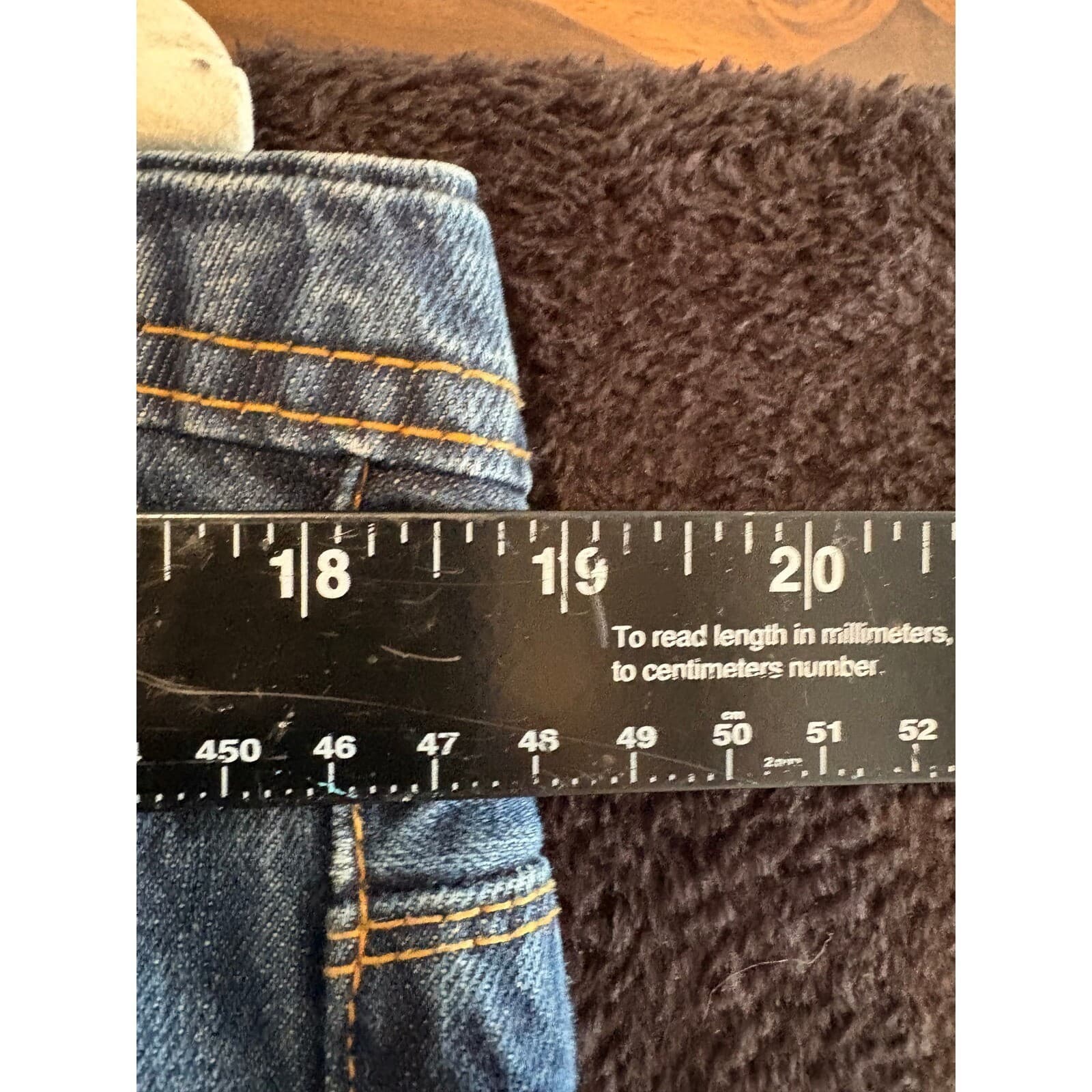 Evolution Jeans Mens 38x34 Distressed Denim Relaxed Fit Straight Leg Blue 38 - Thumbnail 3