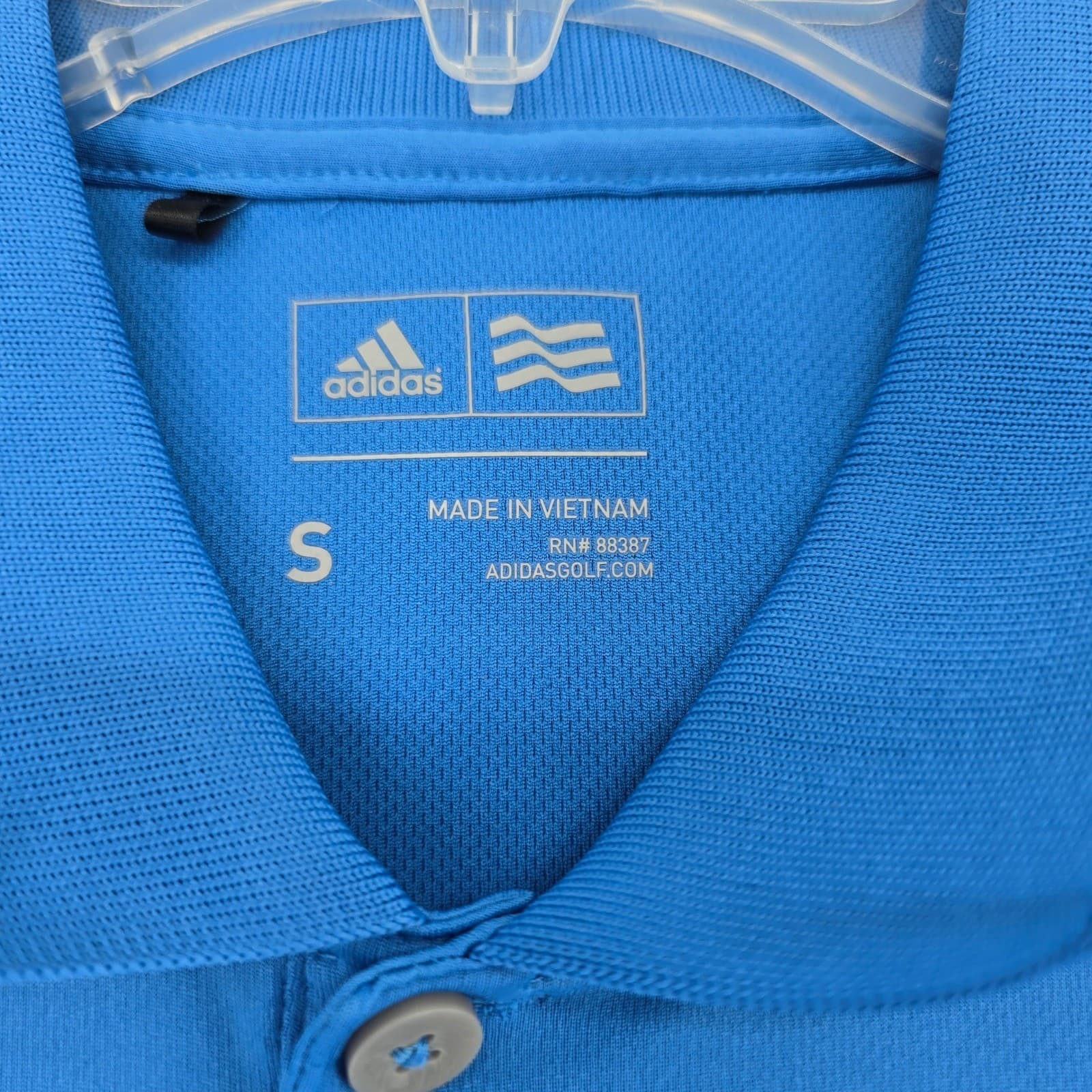 Adidas Polo Womens S Polo Blue Pine Lakes Country Club Golf Performance Shirt - Thumbnail 2