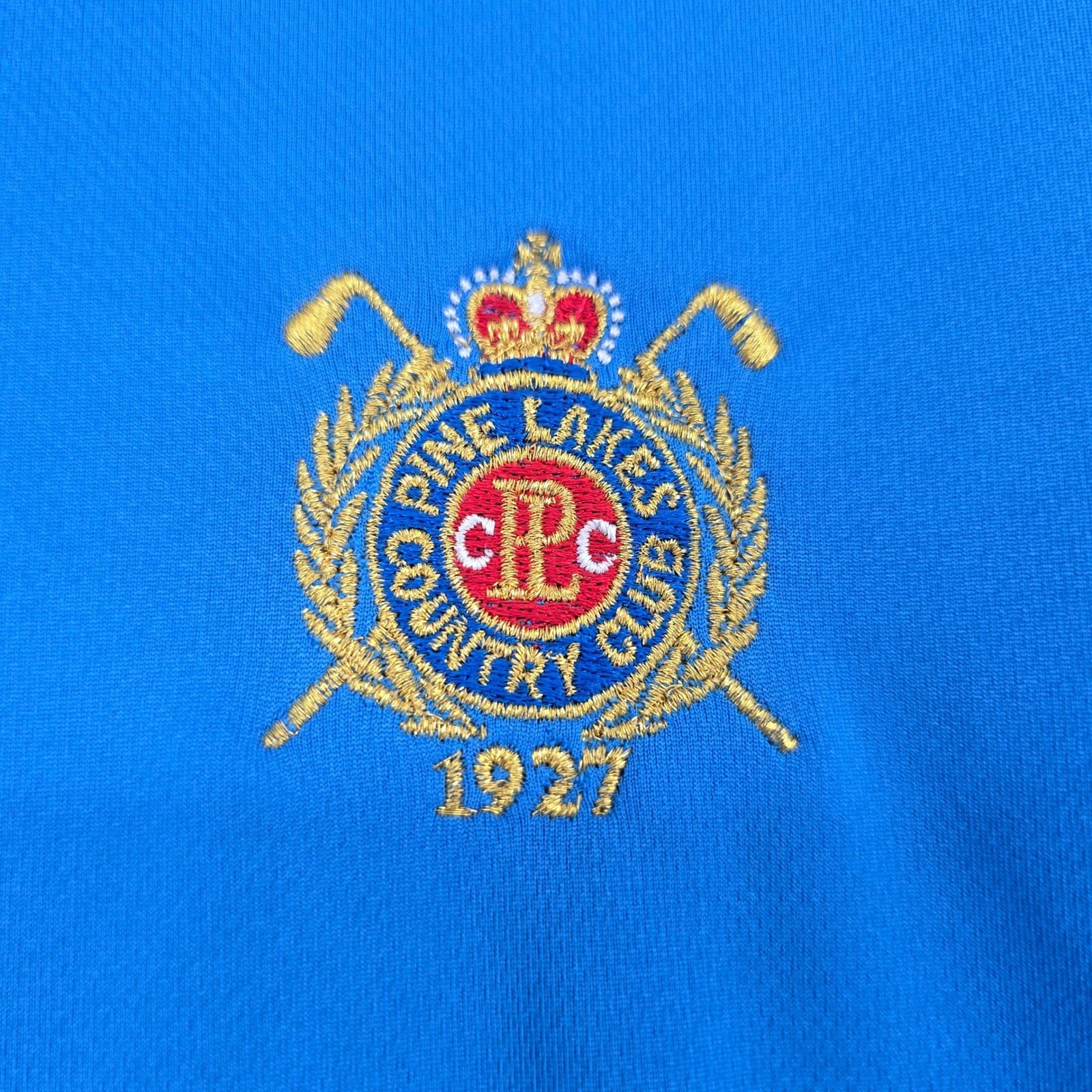 Adidas Polo Womens S Polo Blue Pine Lakes Country Club Golf Performance Shirt - Thumbnail 5