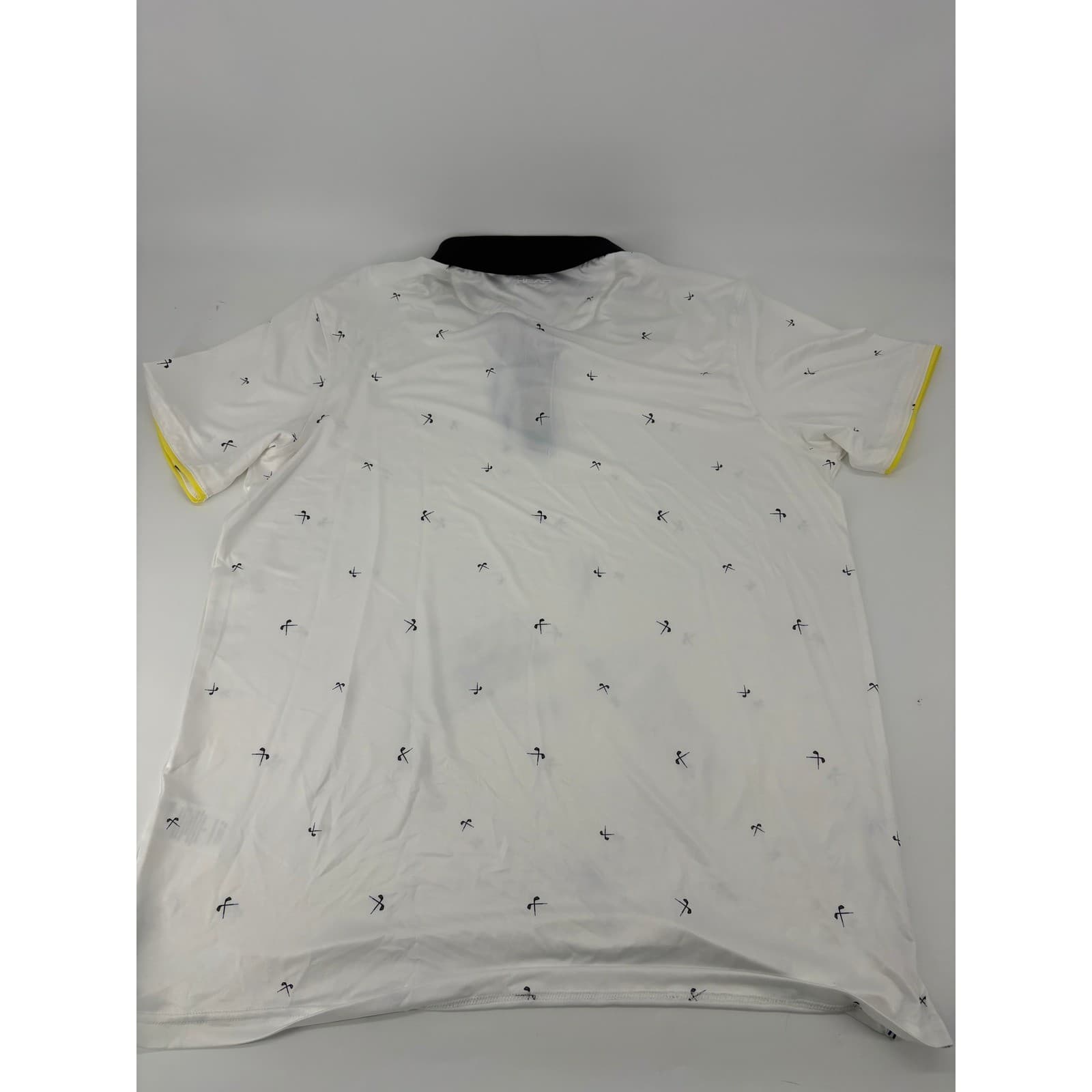 HEAD Golf Shirt Mens L Polo White Jake Evening Blue Lemonade Club Print NWT - Thumbnail 8