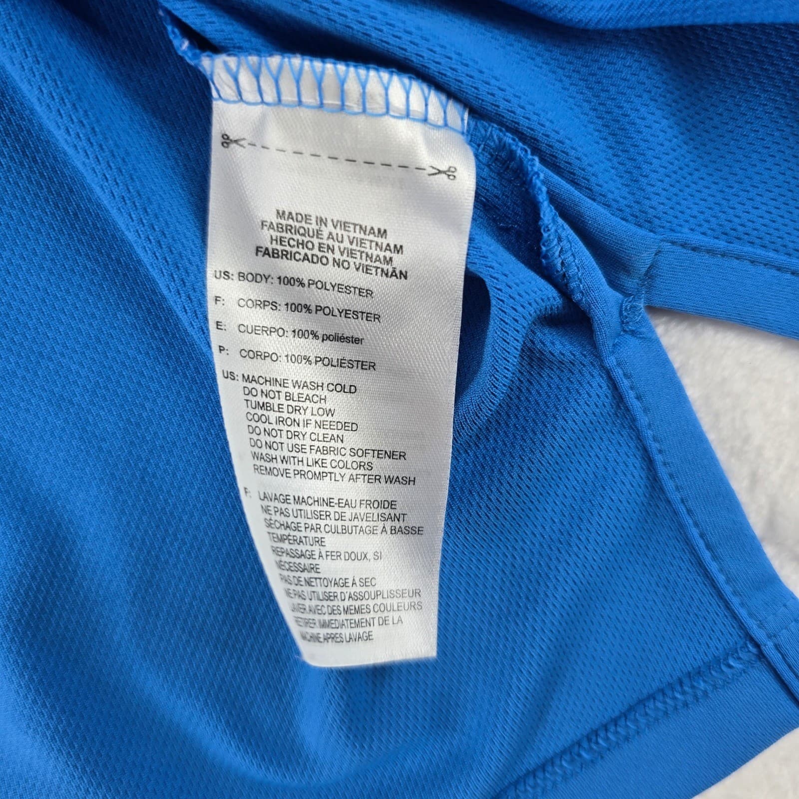 Adidas Polo Womens S Polo Blue Pine Lakes Country Club Golf Performance Shirt - Thumbnail 3