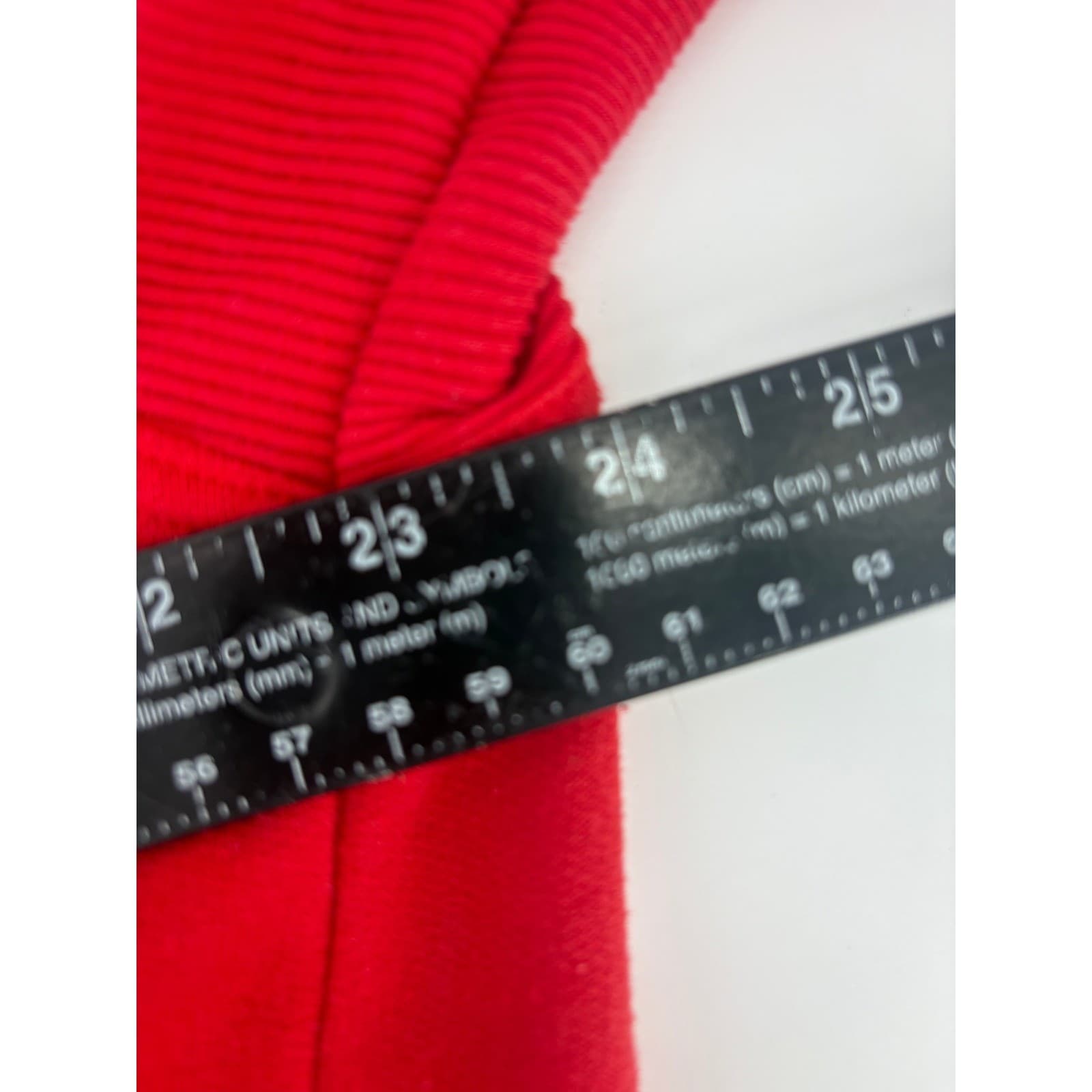 NIKE Red Track Jacket Athletic Zip Up Men's Size L - Thumbnail 4