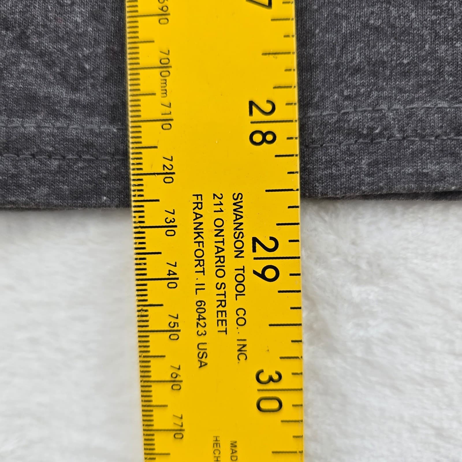 Champion T-Shirt Womens L Tee Charcoal Gray Heather Authentic Athletic - Thumbnail 5