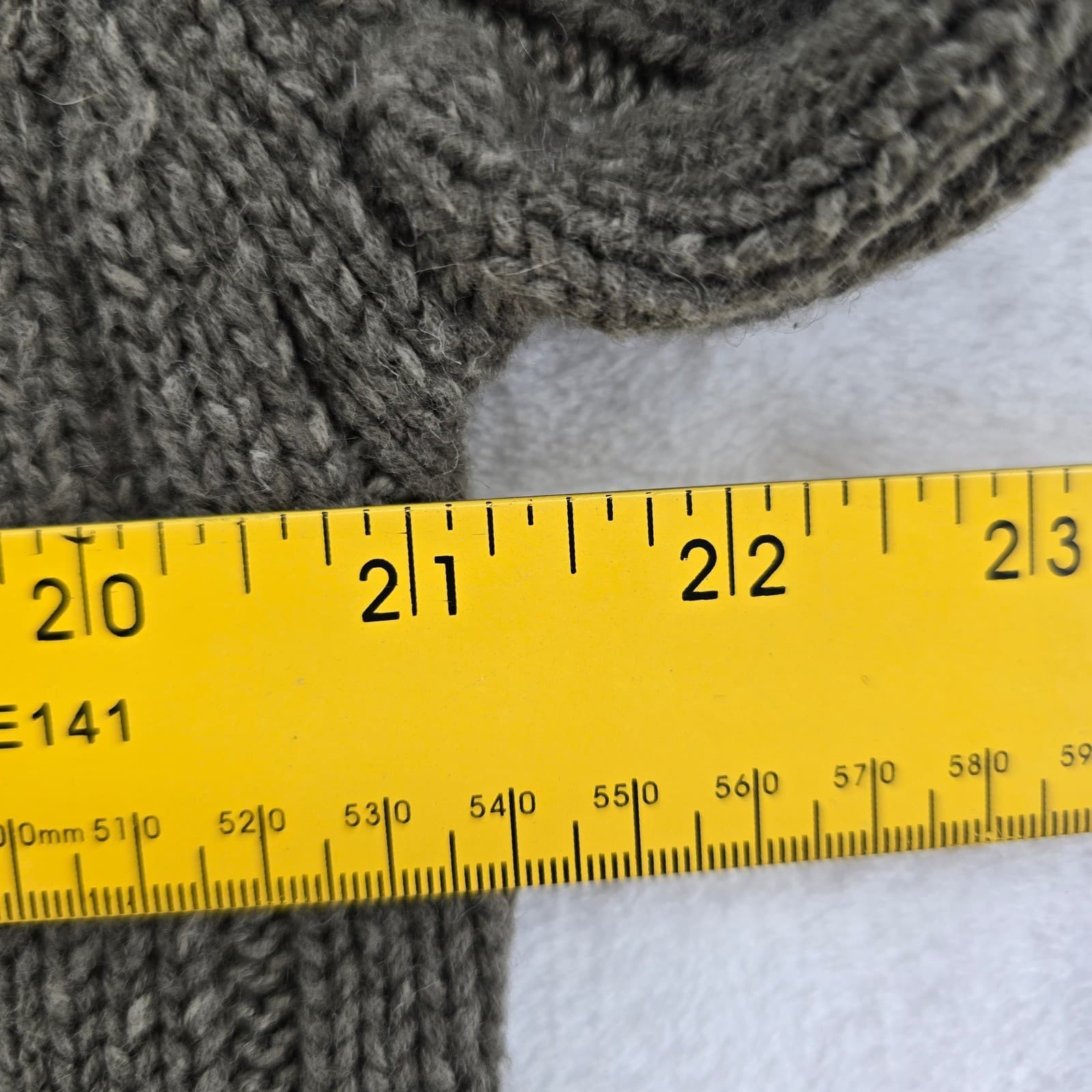 Woolrich Sweater Mens Large Sweater Olive Green Ribbed Knit Ramie Cotton 7116CB - Thumbnail 5