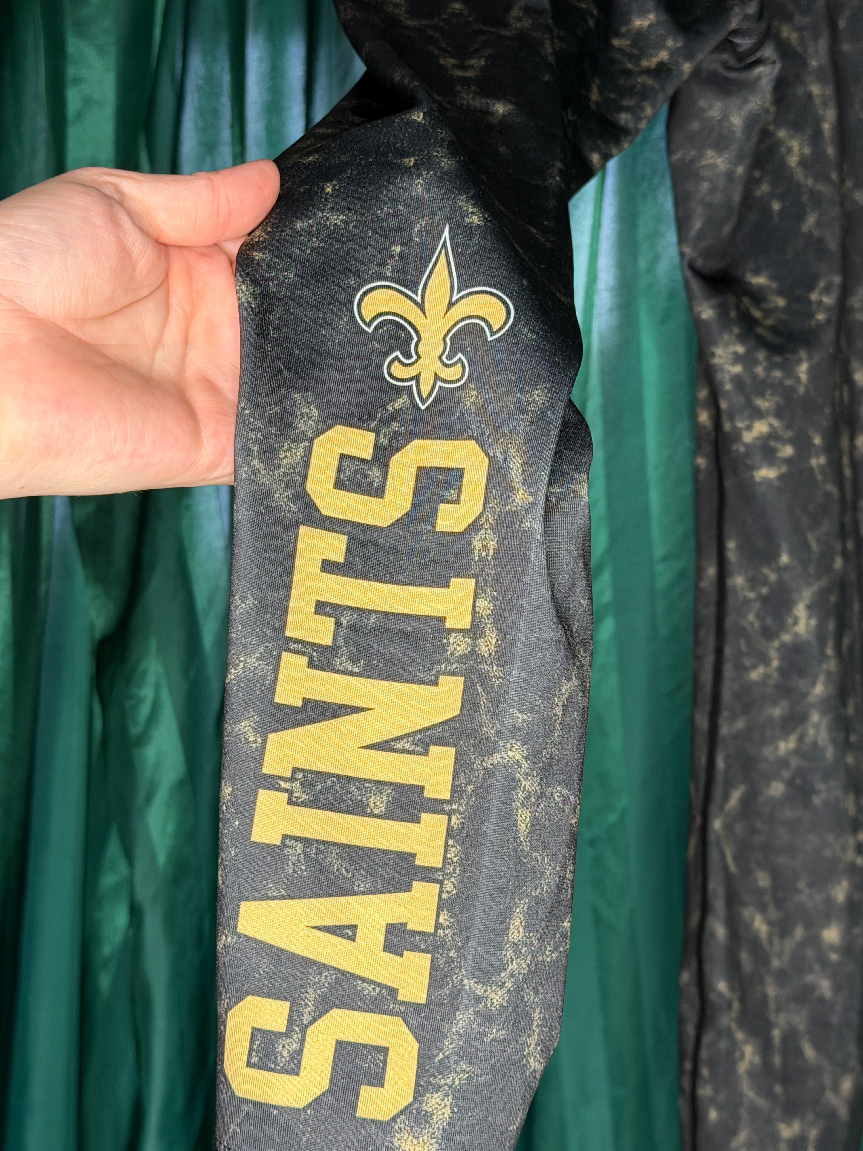 NFL Team Apparel New Orleans Saints Leggings - Thumbnail 4