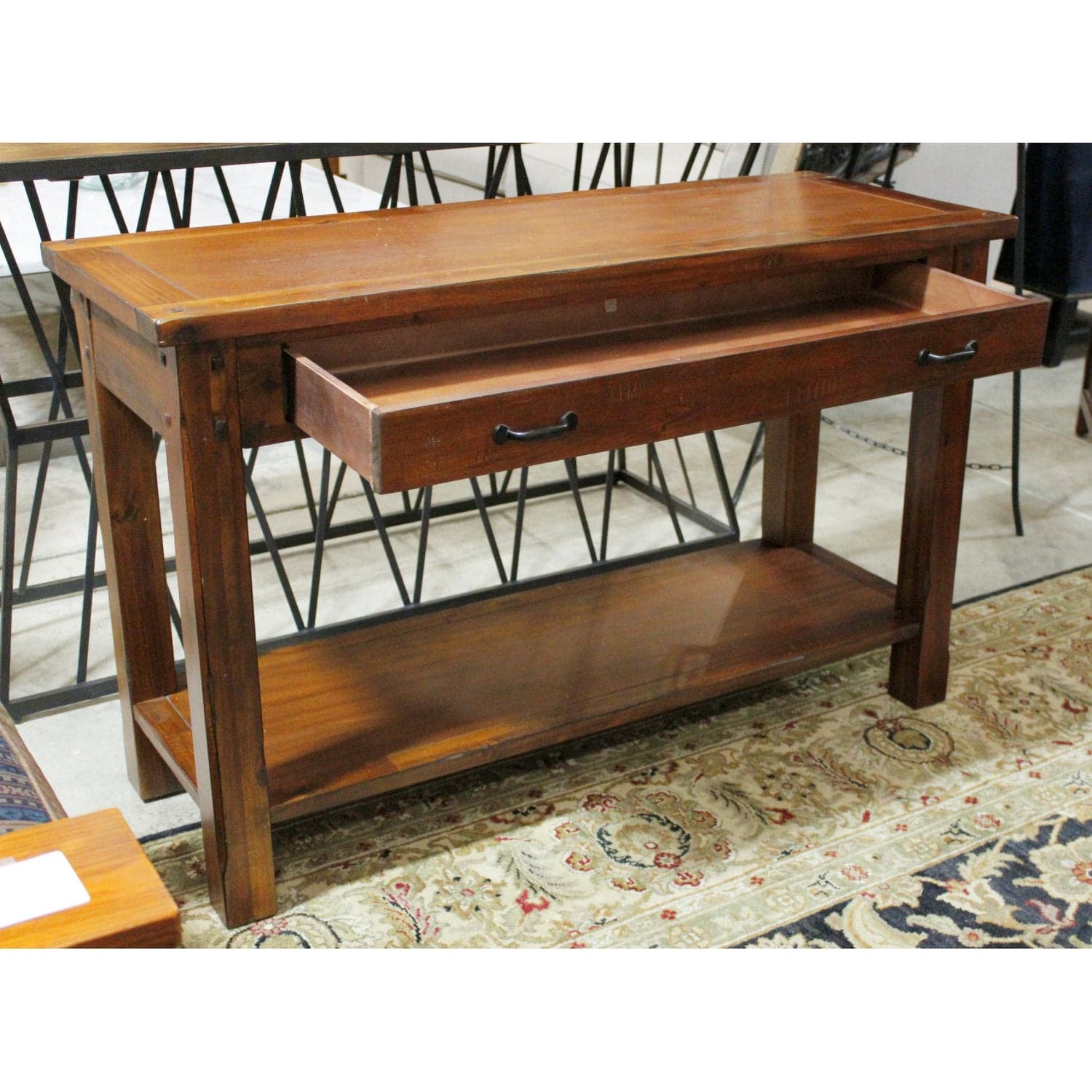 World Market Rustic Console Table w/Drawer - Thumbnail 2
