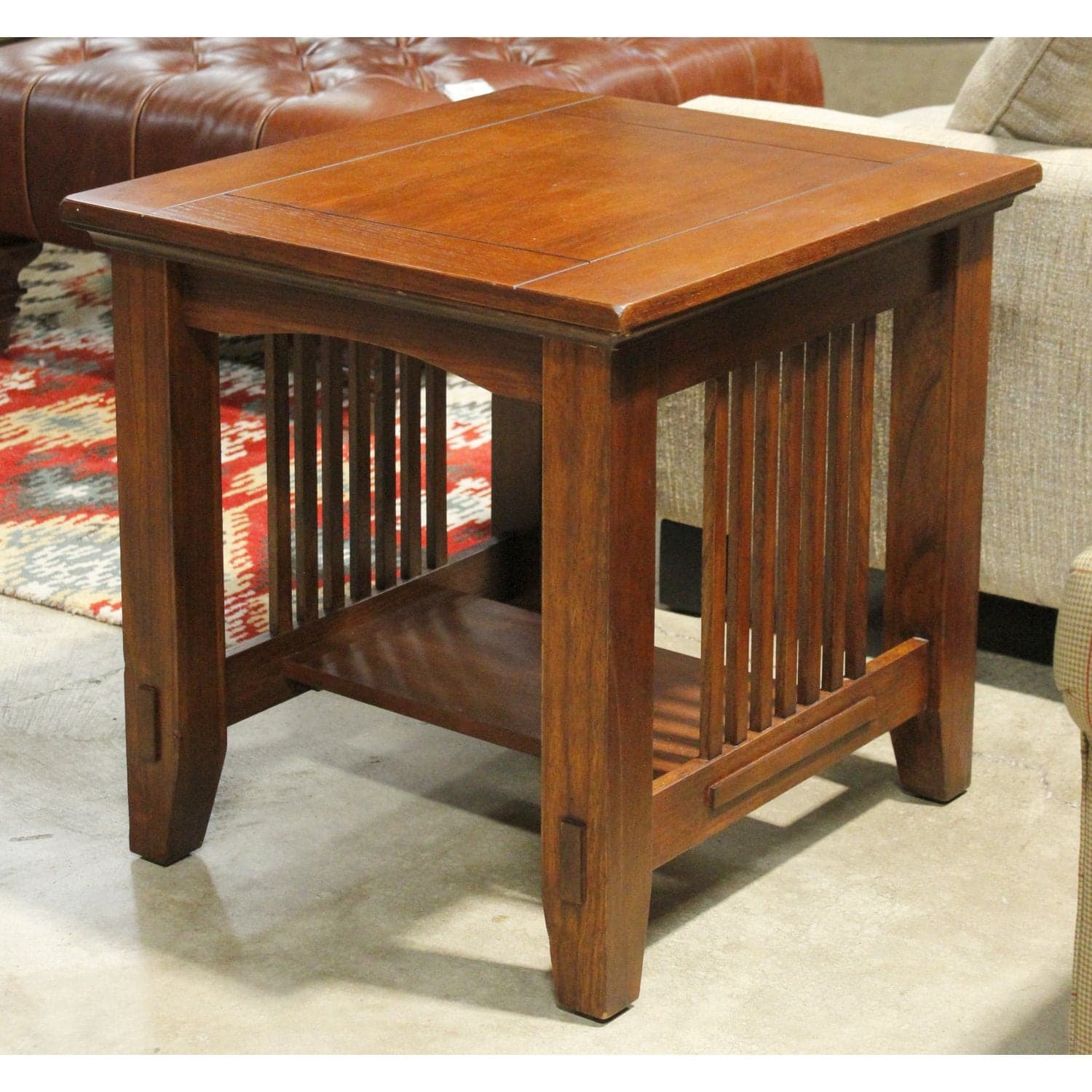 Oak Mission End Table - Thumbnail 3