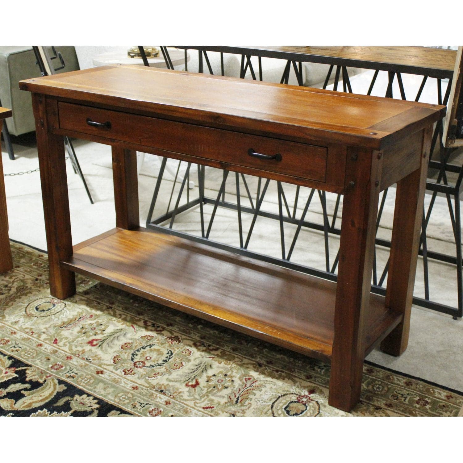 World Market Rustic Console Table w/Drawer - Thumbnail 4