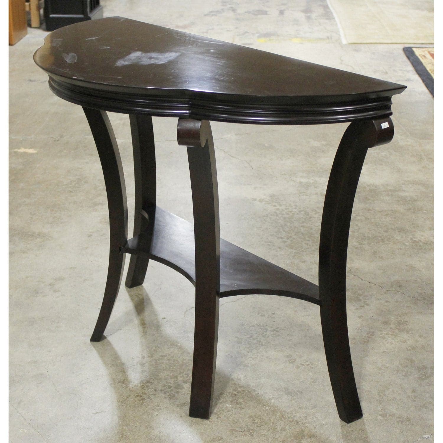 Bombay Co. Espresso Demilune Table - Espresso - Thumbnail 3