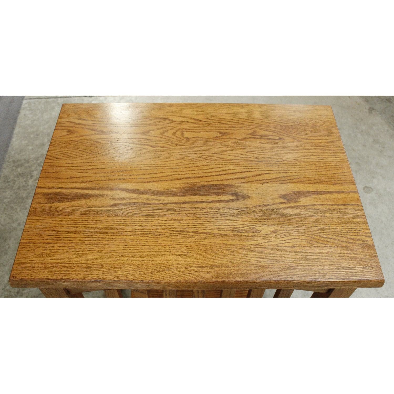 Mission Oak End Table w/Drawer - Honey - Thumbnail 4