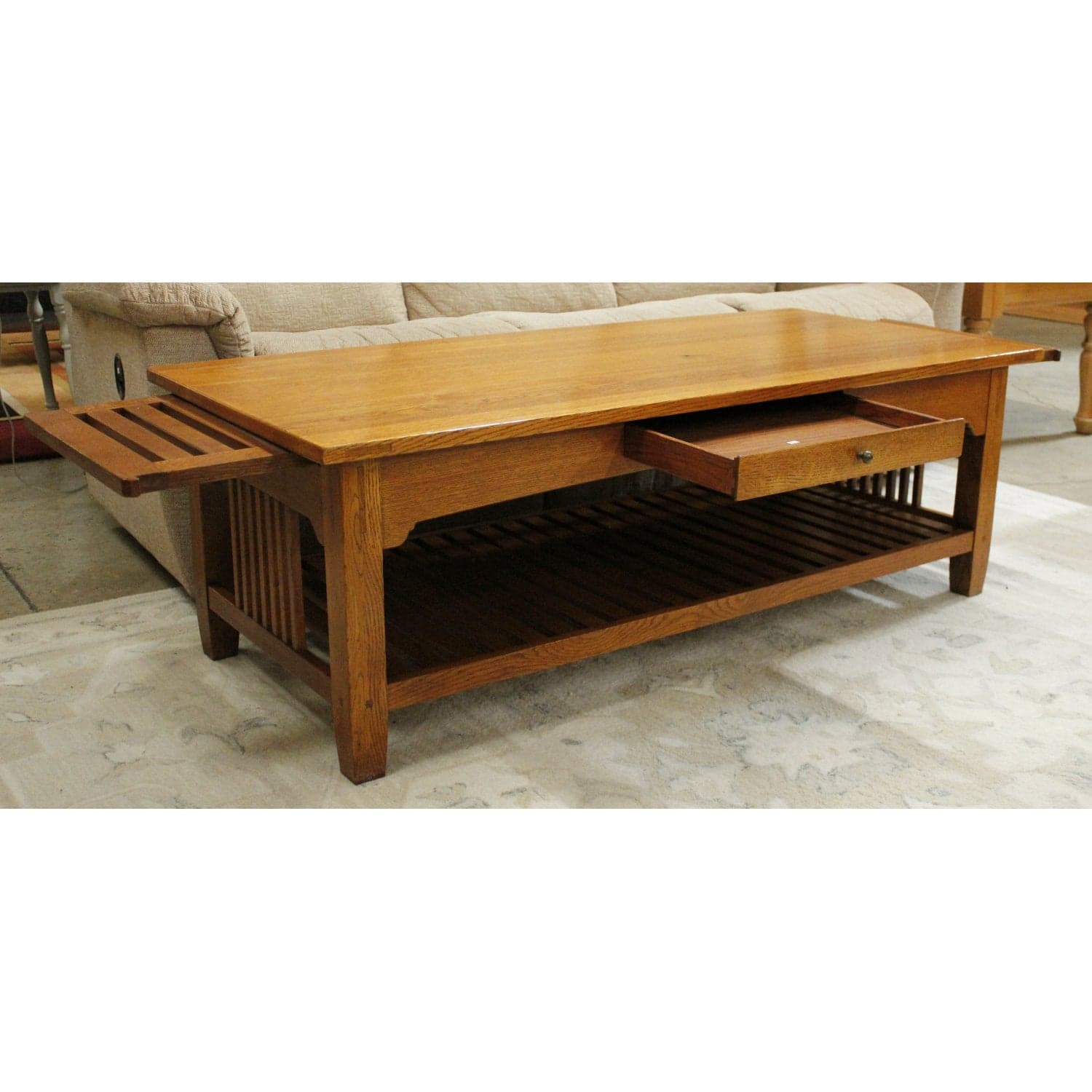 Lexington 'Bob Timberlake' Mission Oak Coffee Table - Thumbnail 2