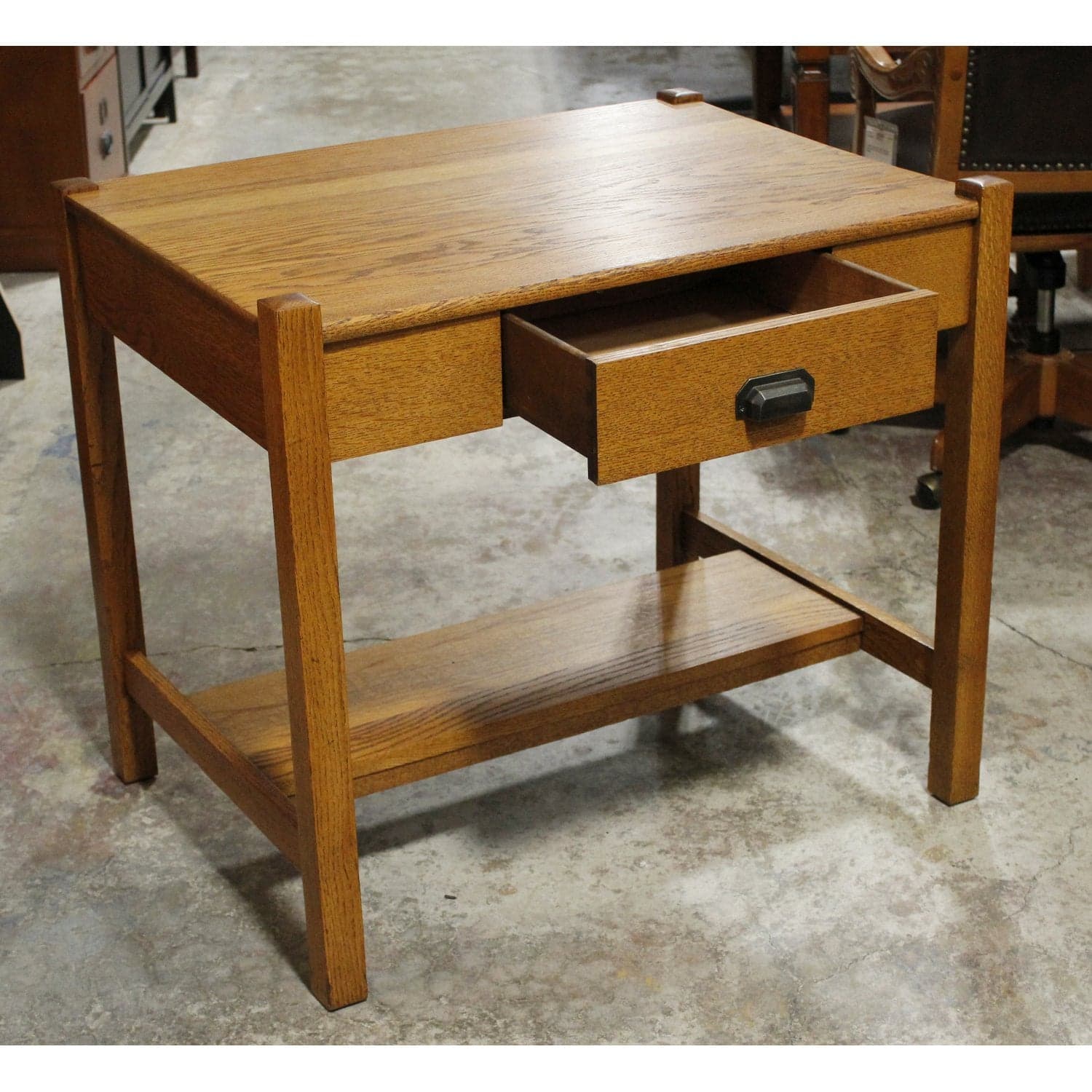 Vintage Oak Desk - Thumbnail 2