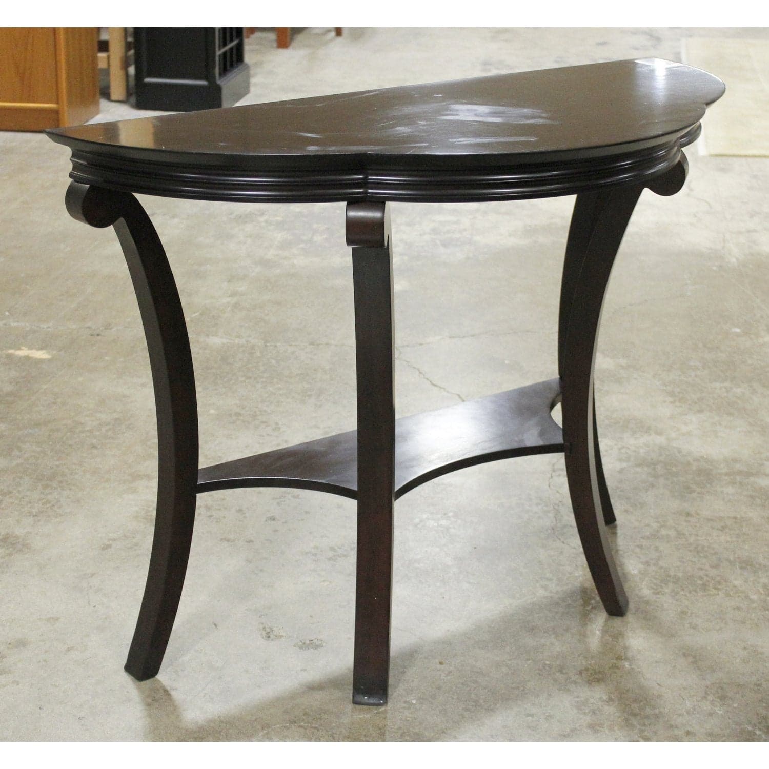 Bombay Co. Espresso Demilune Table - Espresso - Thumbnail 2