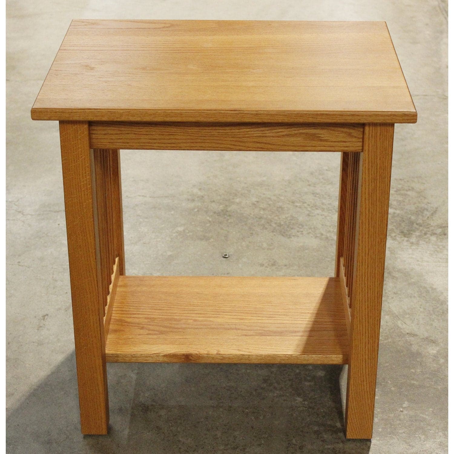 CVW Mission Oak End Table - Thumbnail 2
