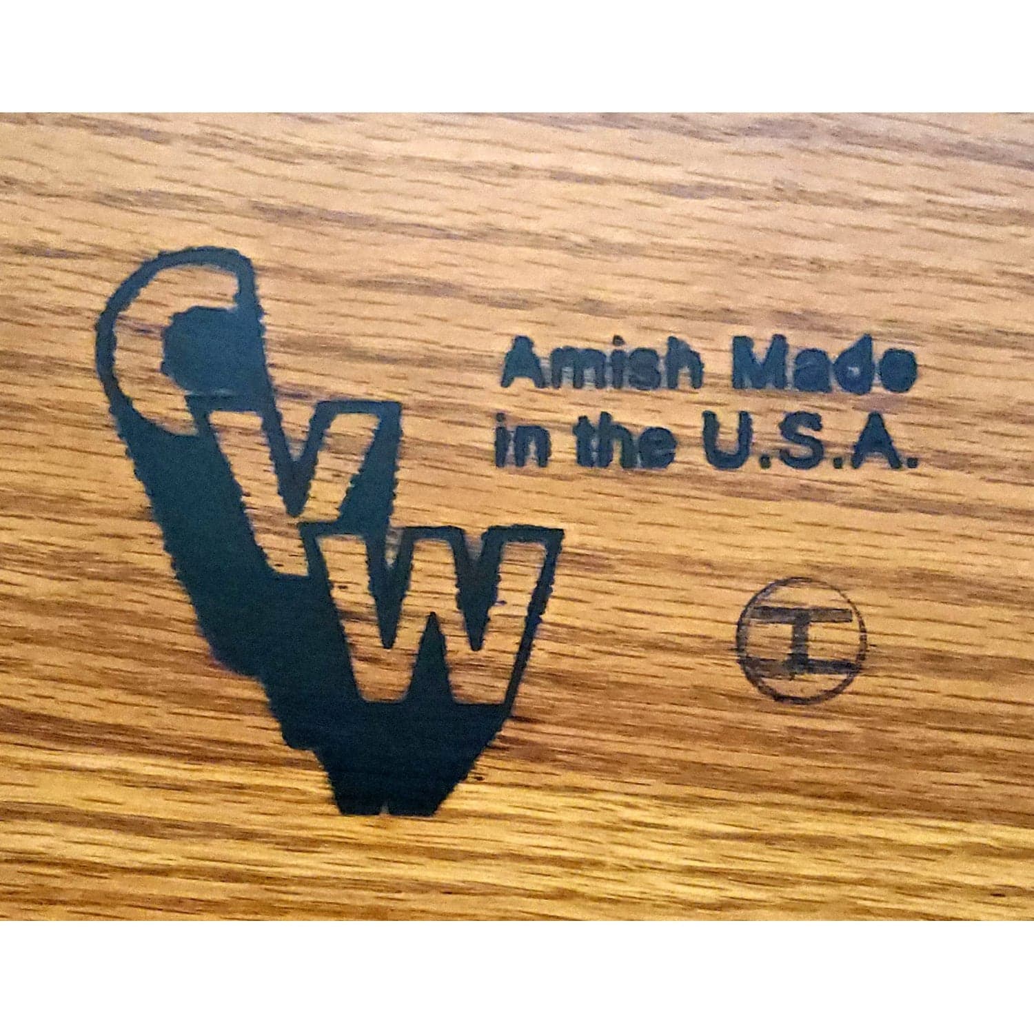 CVW Mission Oak End Table - Thumbnail 4