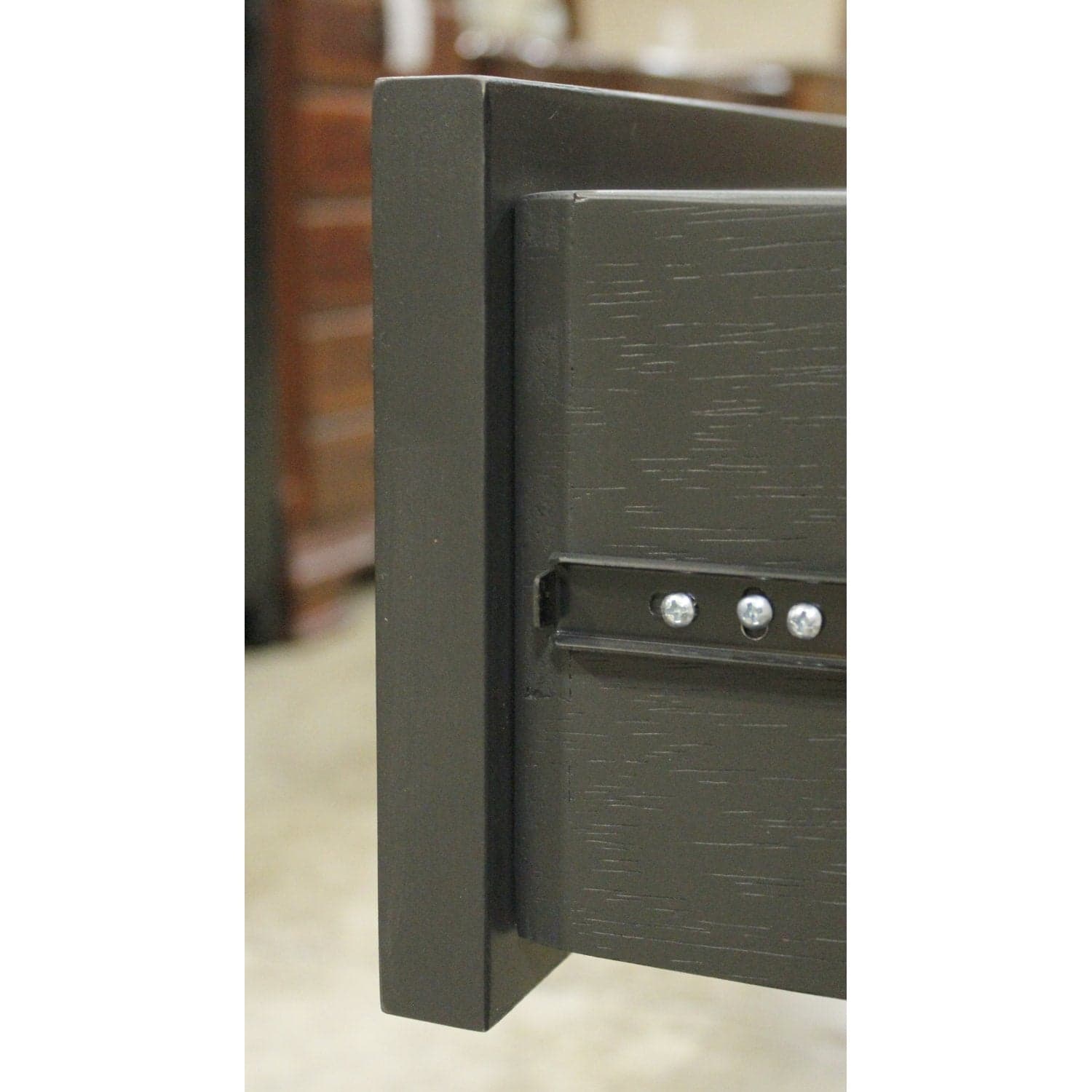 Mor Furniture 'Grace' Black 3 Drawer Nightstand - Black - Thumbnail 6