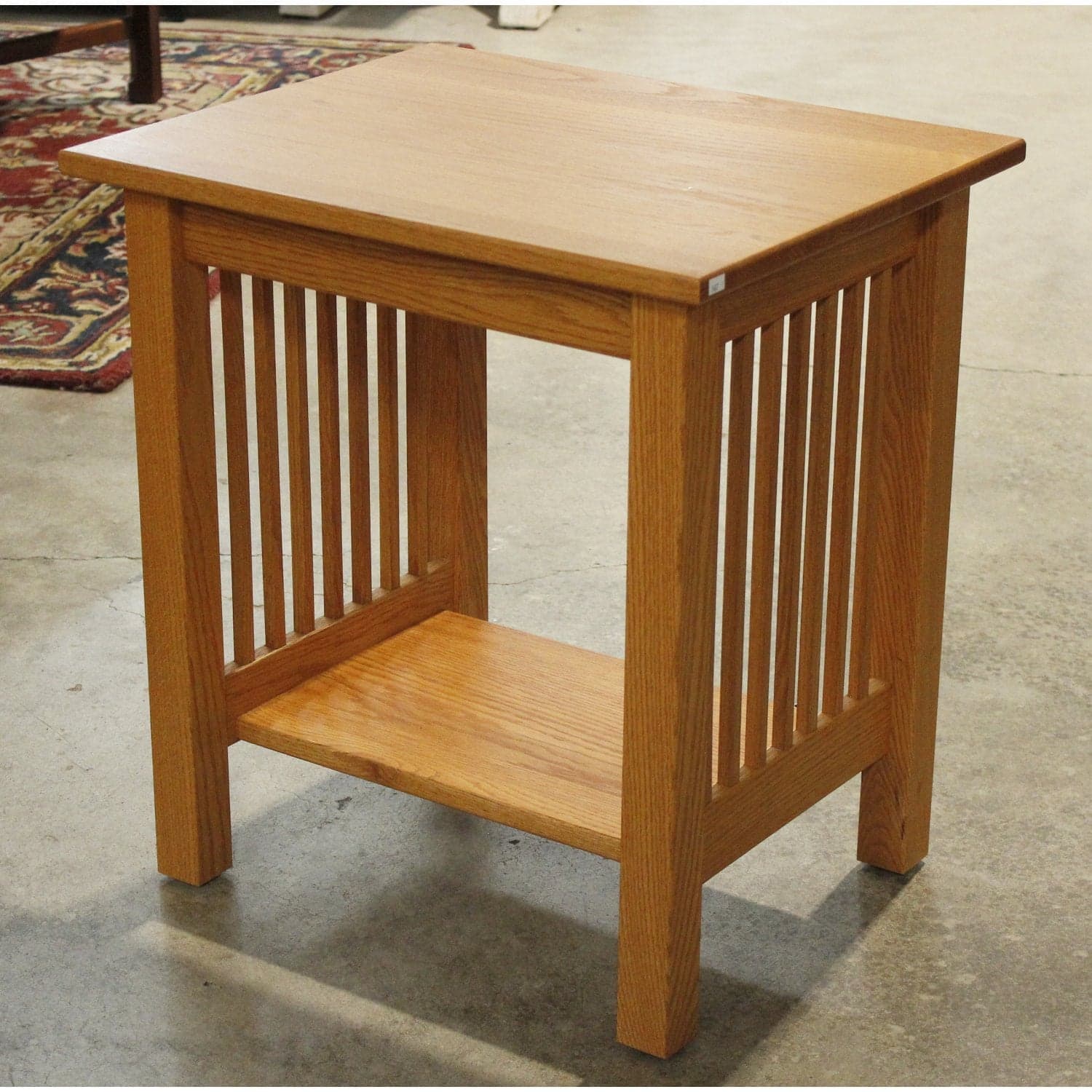 CVW Mission Oak End Table - Thumbnail 3