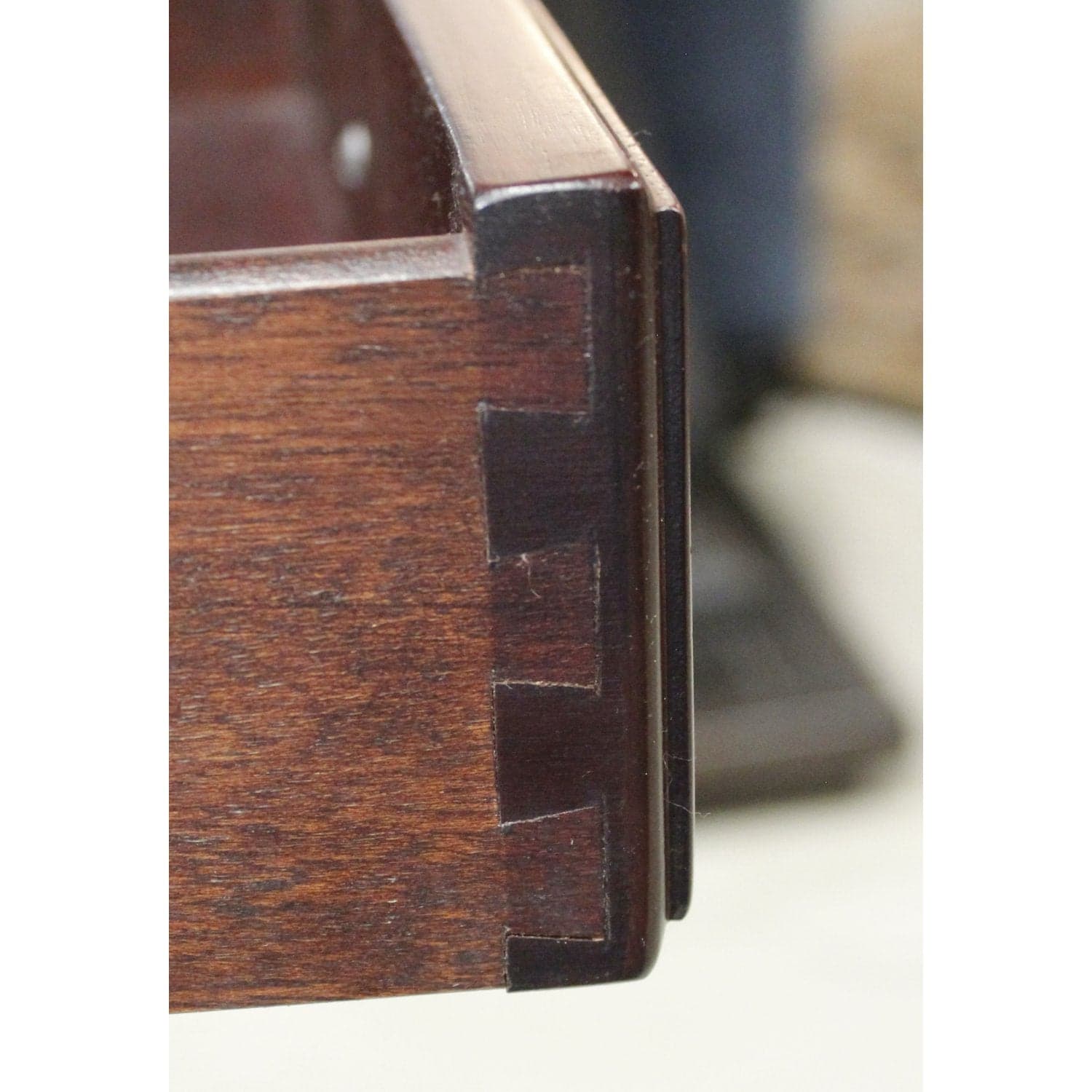 Mahogany 2 Drawer Console Table - Mahogany Finish - Thumbnail 6