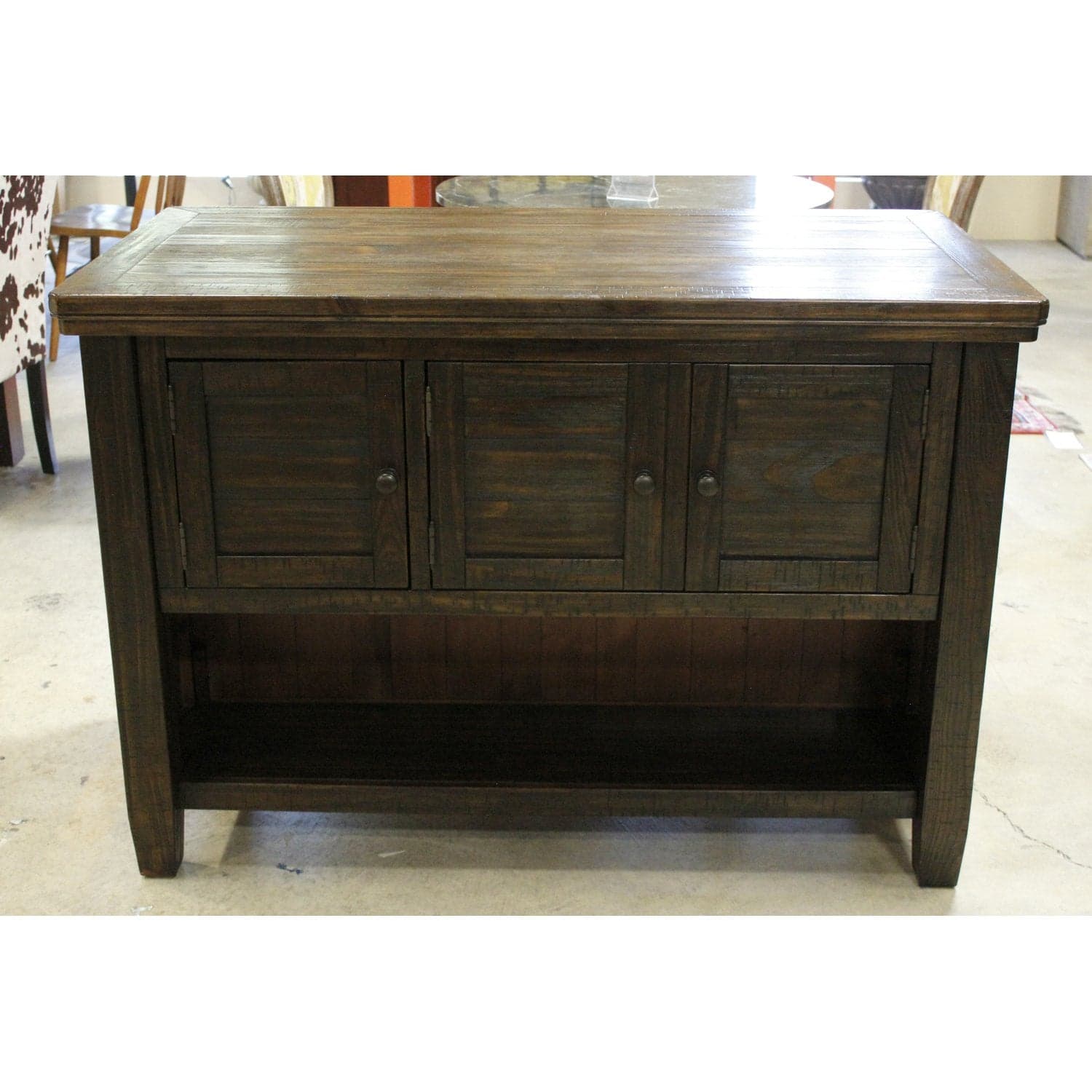 Ashley 'Trudell' Kitchen Island - Dark Finish - Thumbnail 3