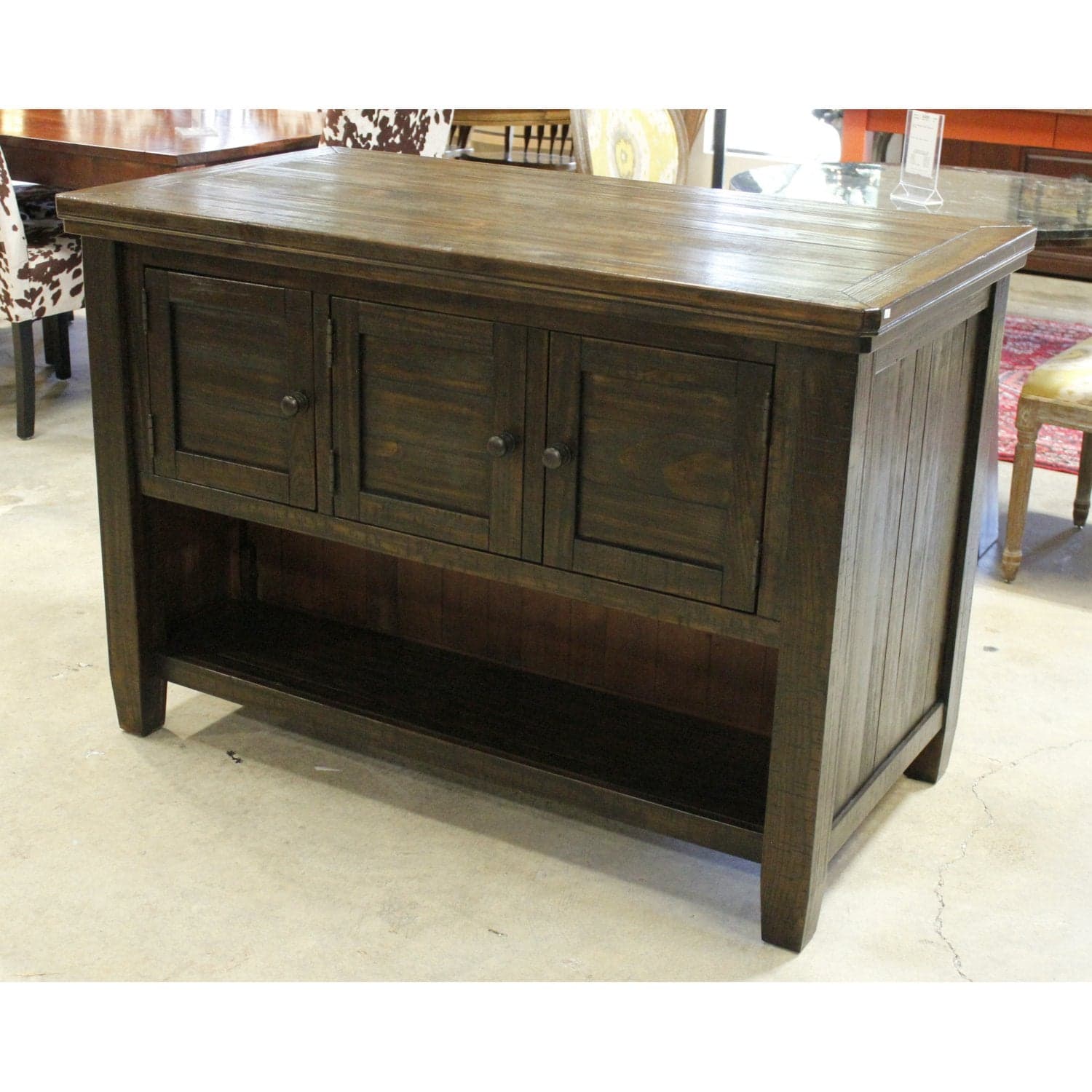 Ashley 'Trudell' Kitchen Island - Dark Finish - Thumbnail 2