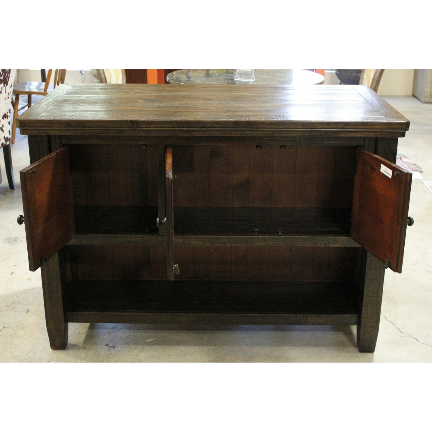Ashley 'Trudell' Kitchen Island - Dark Finish - Thumbnail 4